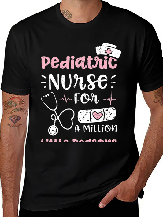 Pediatric Nurse Graphic Tee - Nurse Appreciation Gift