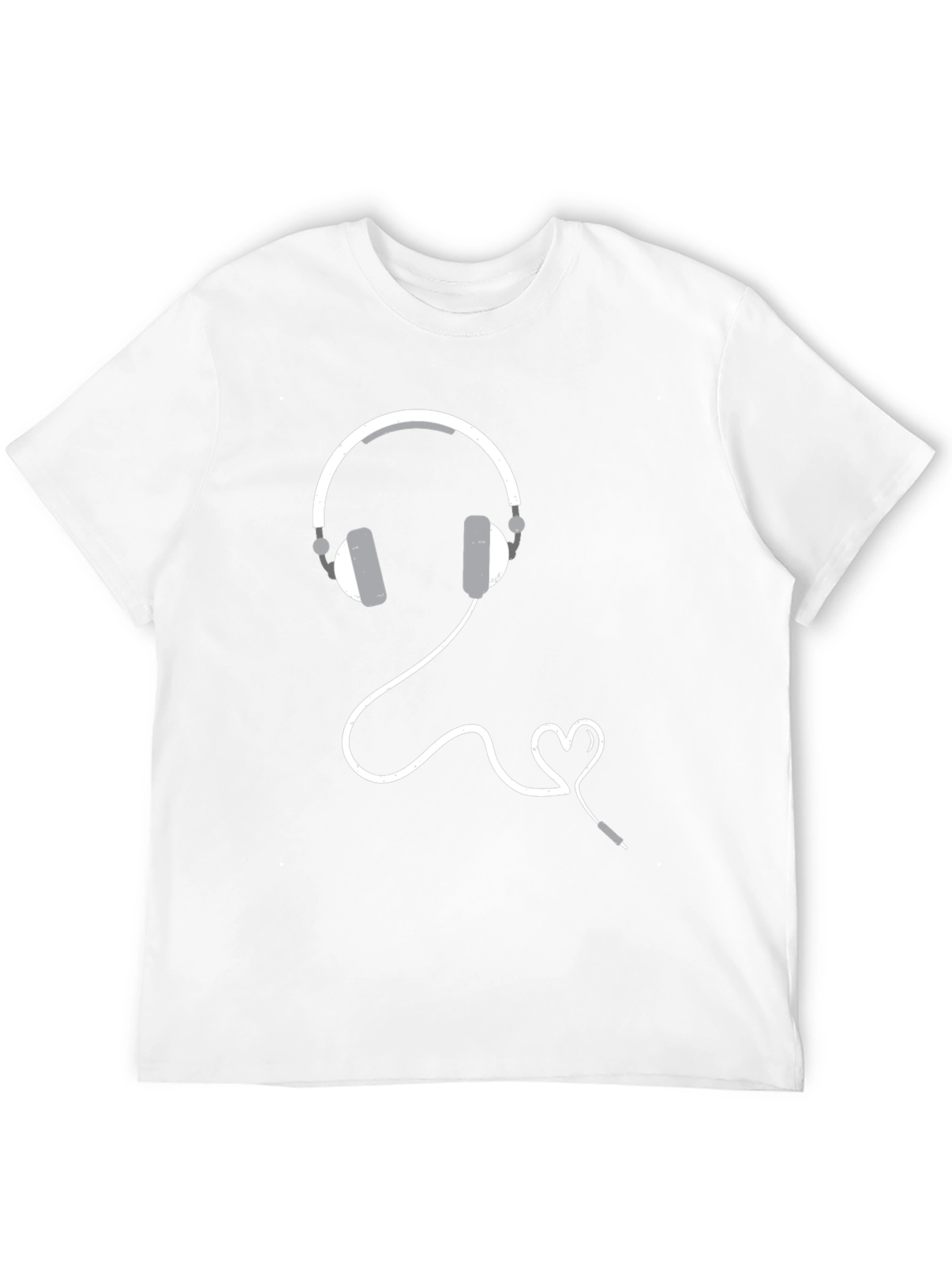 Headphones Heartbeat Graphic Tee