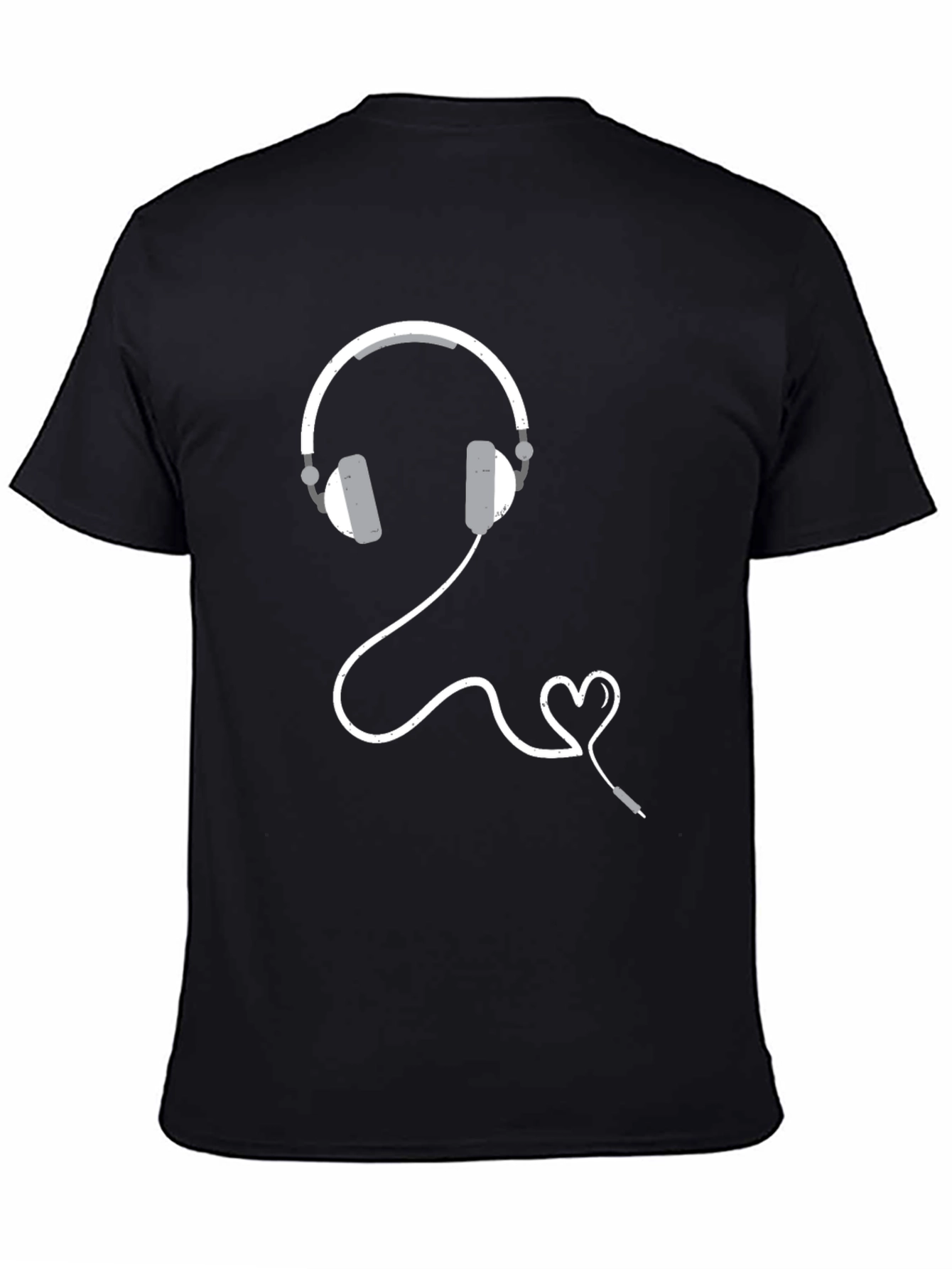 Headphones Heartbeat Graphic Tee