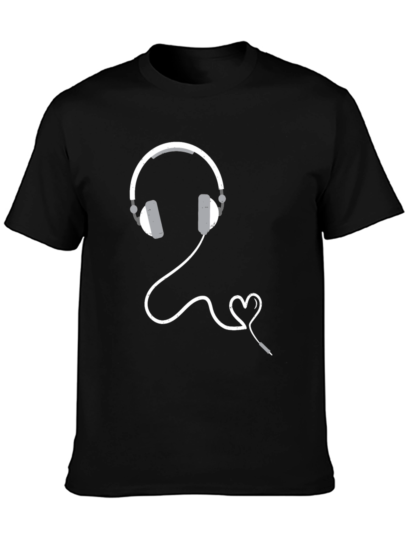 Headphones Heartbeat Graphic Tee
