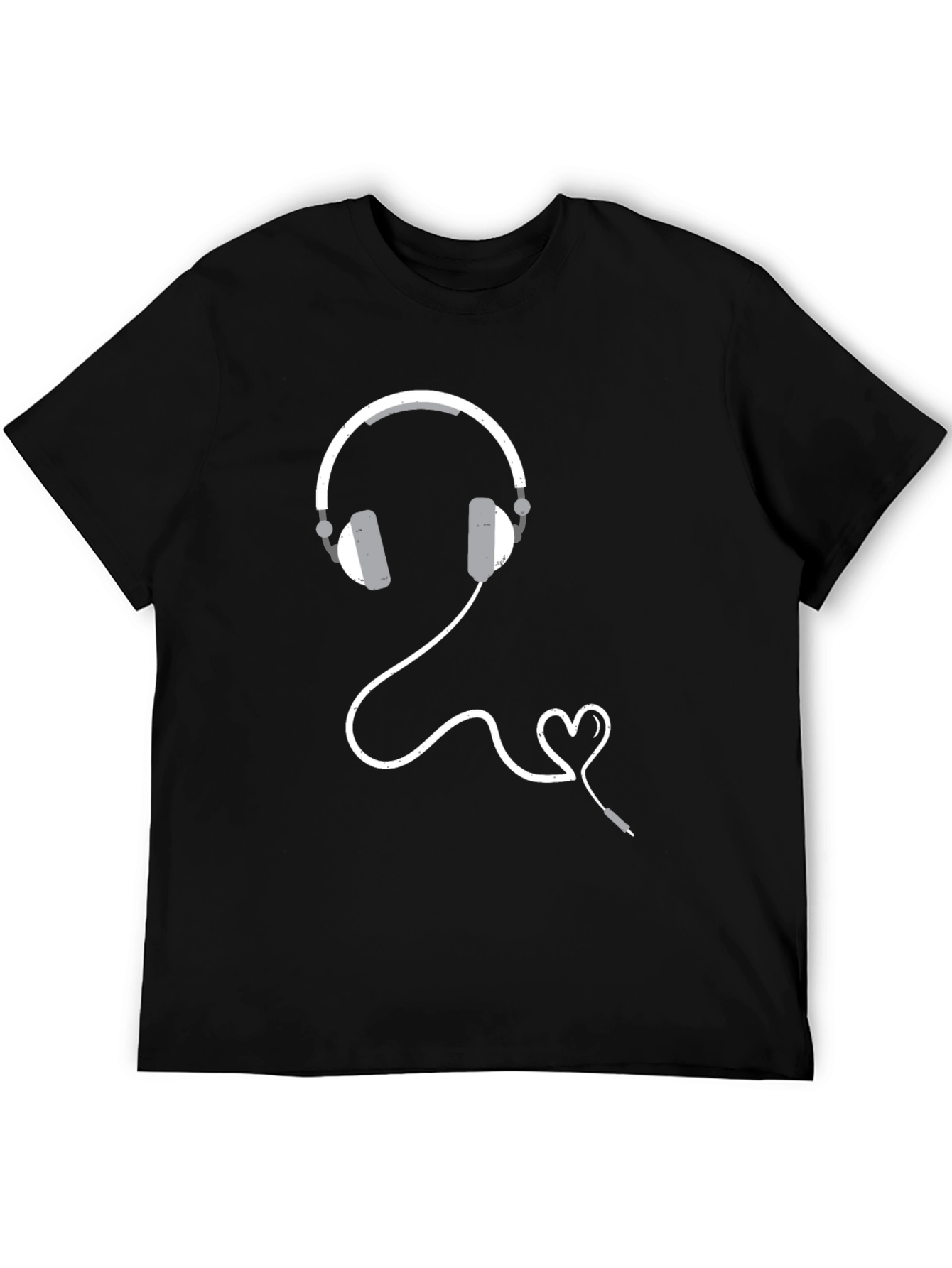 Headphones Heartbeat Graphic Tee
