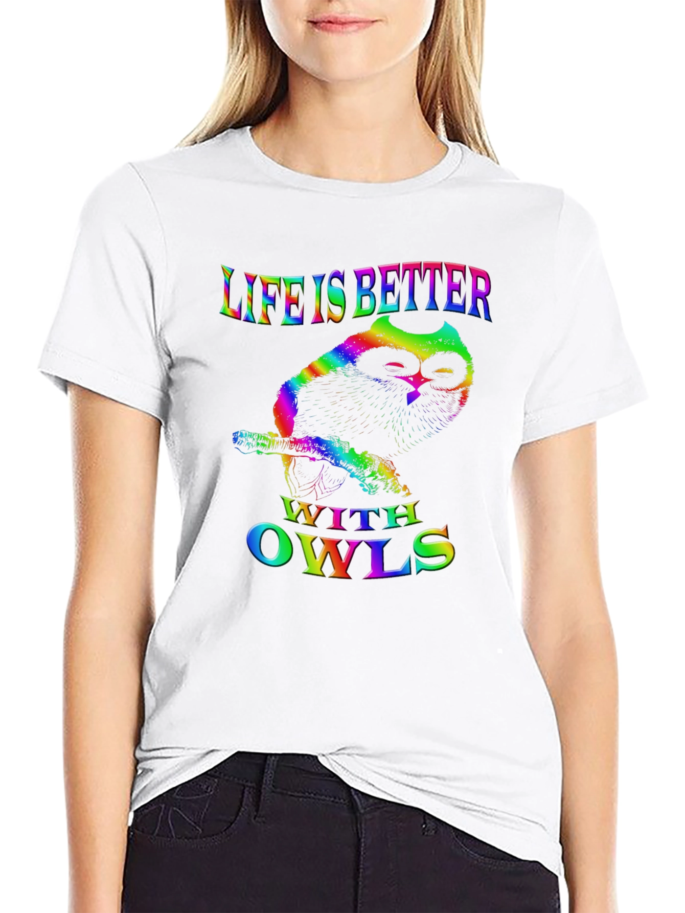 Life is Better With Owls Graphic Tee