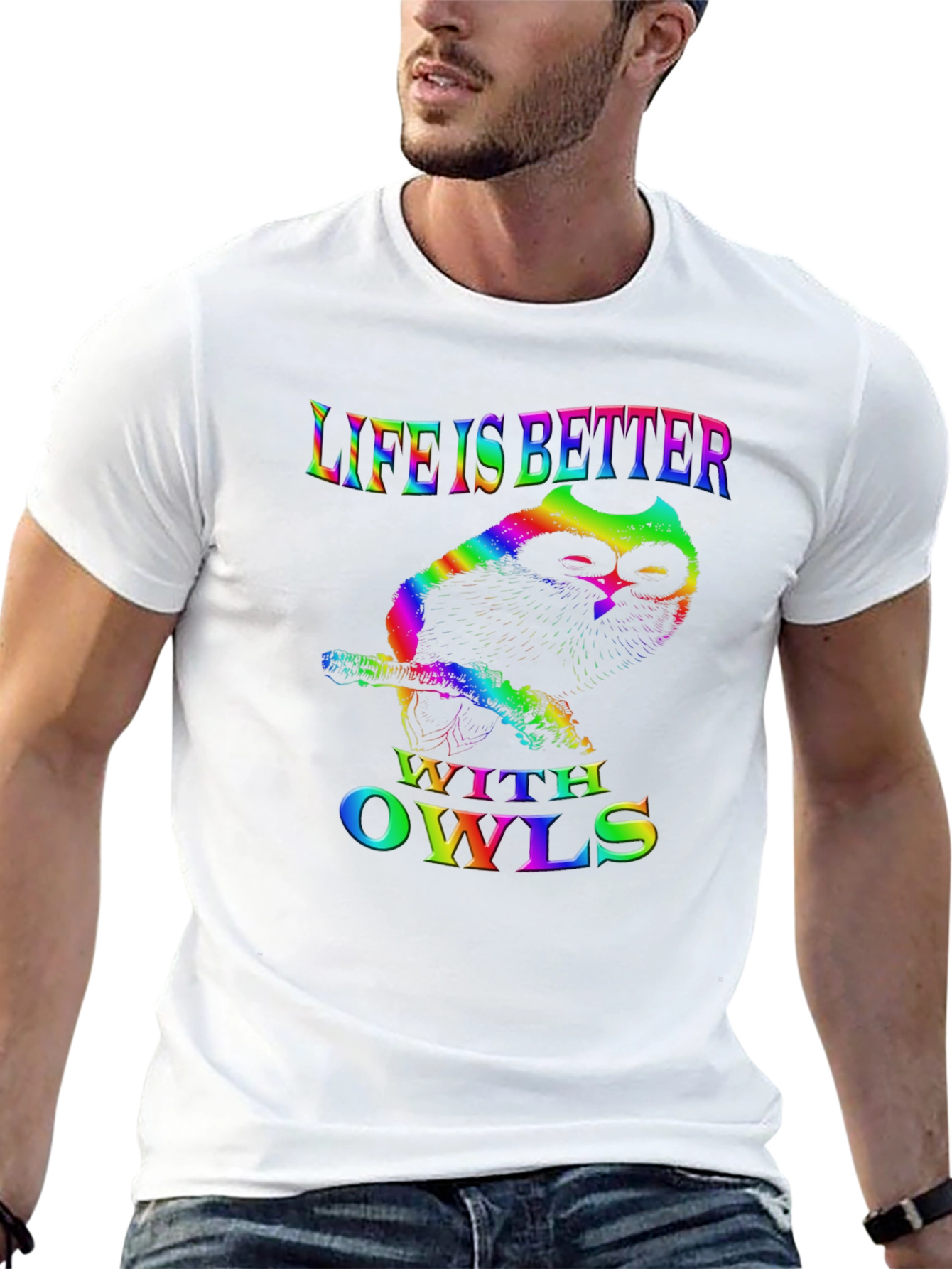 Life is Better With Owls Graphic Tee