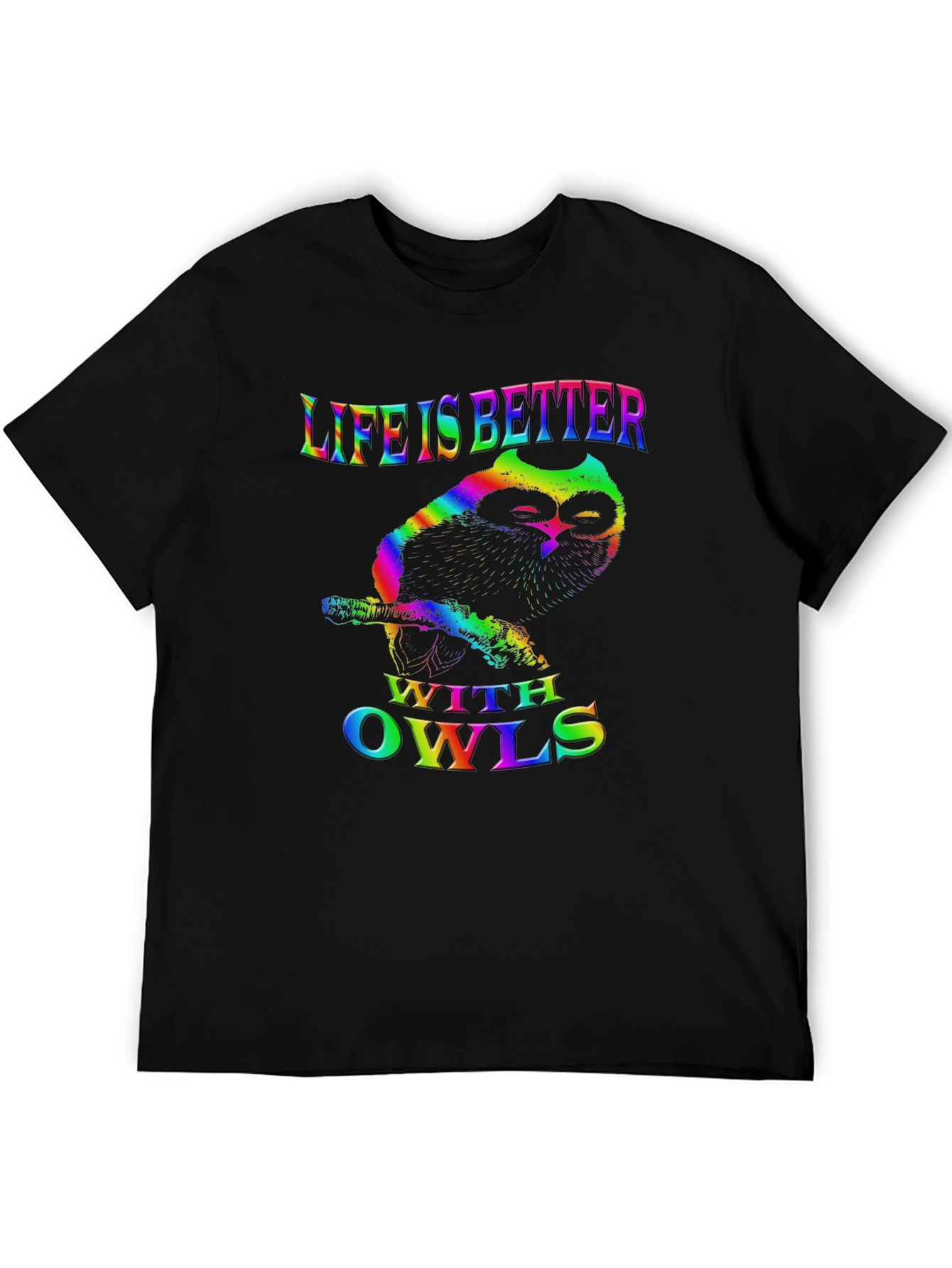 Life is Better With Owls Graphic Tee
