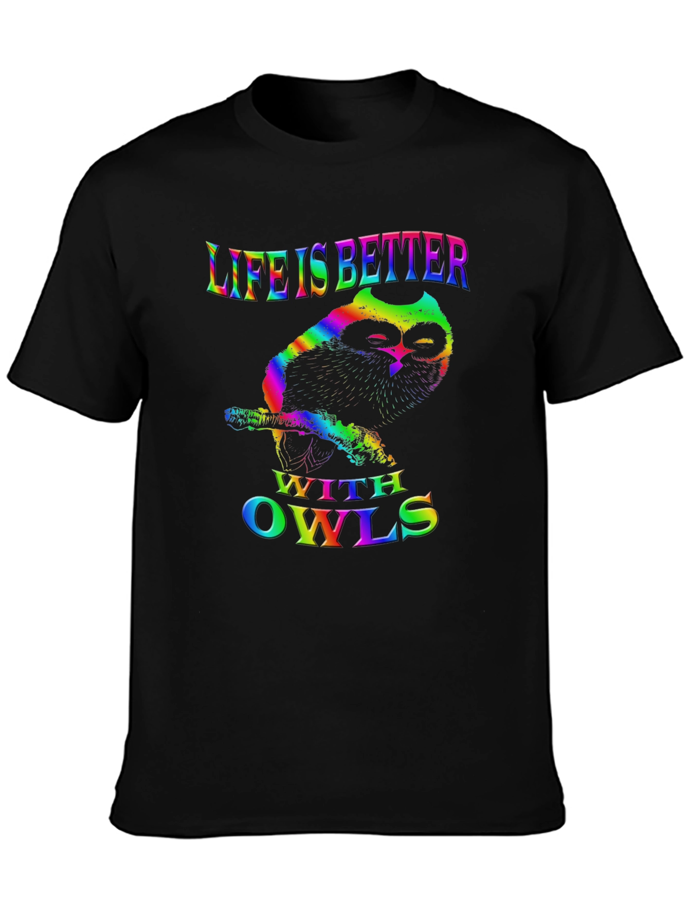 Life is Better With Owls Graphic Tee