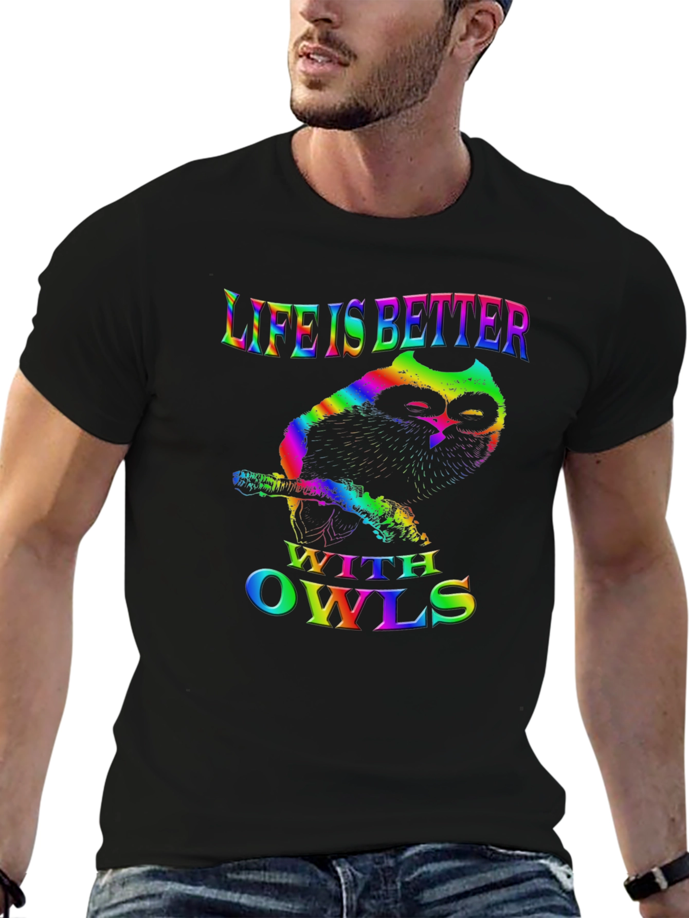 Life is Better With Owls Graphic Tee
