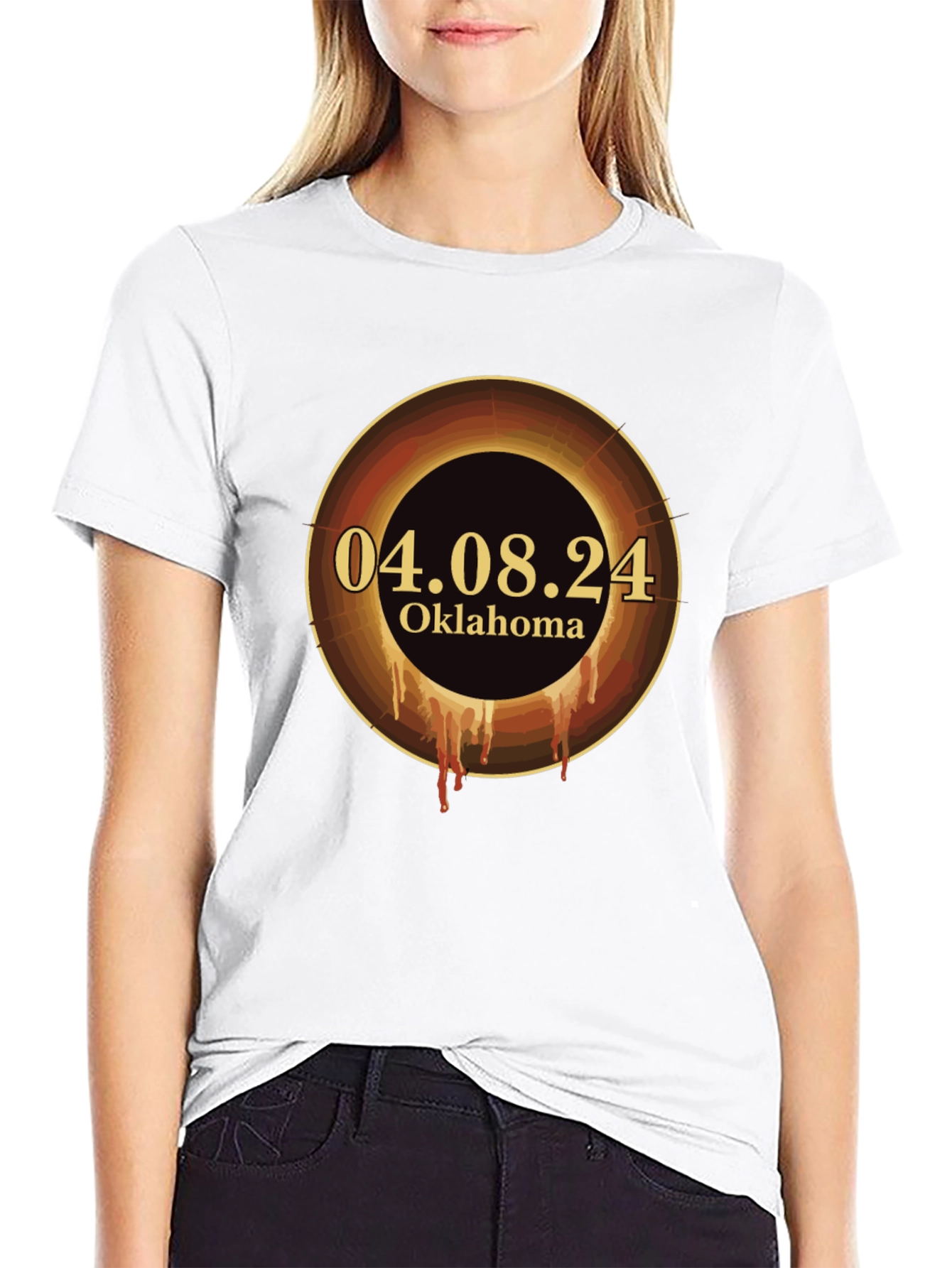Oklahoma Solar Eclipse 2024 T-Shirt