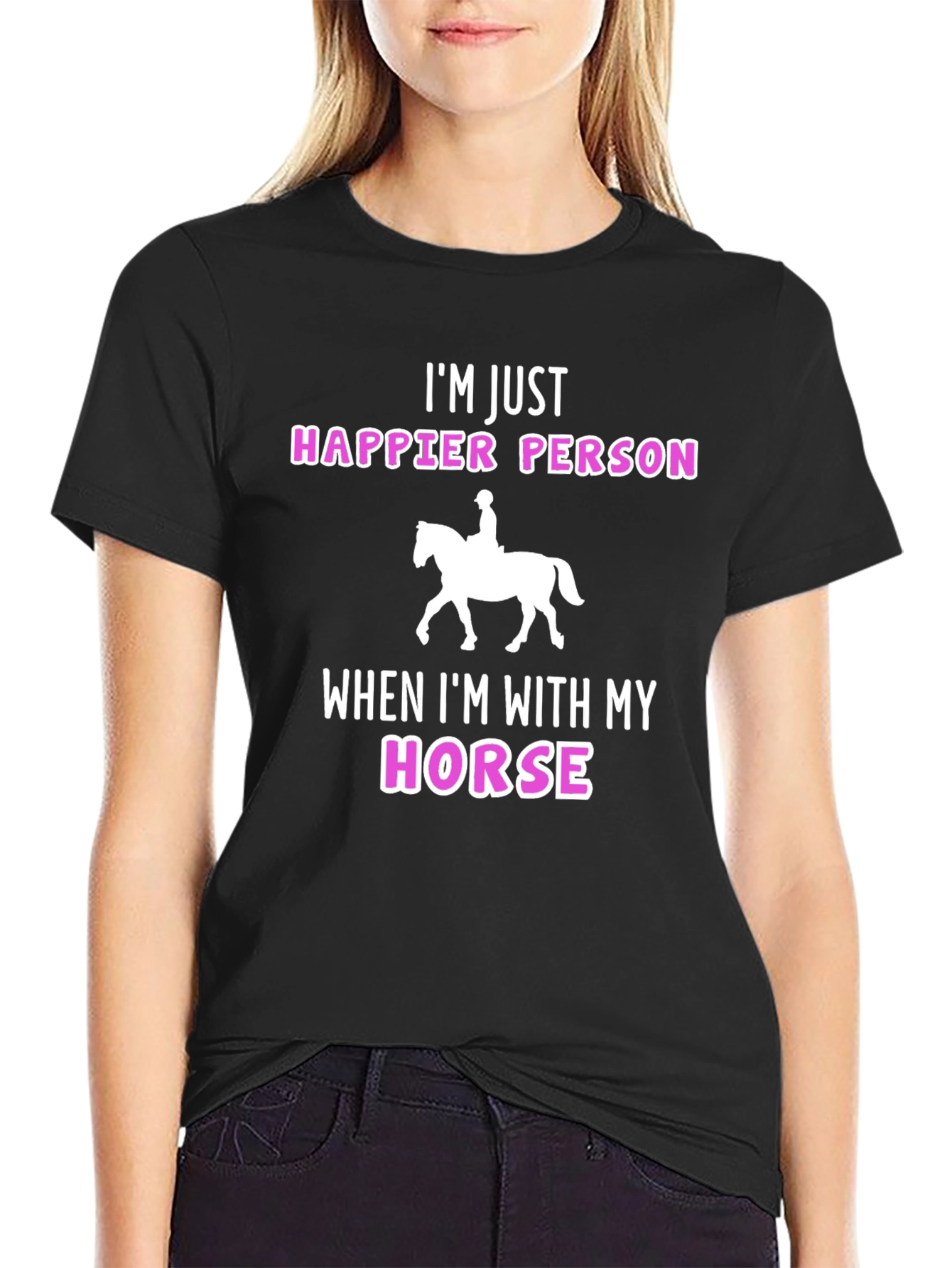 Happy Horse Lover Tee - Im Just Happier