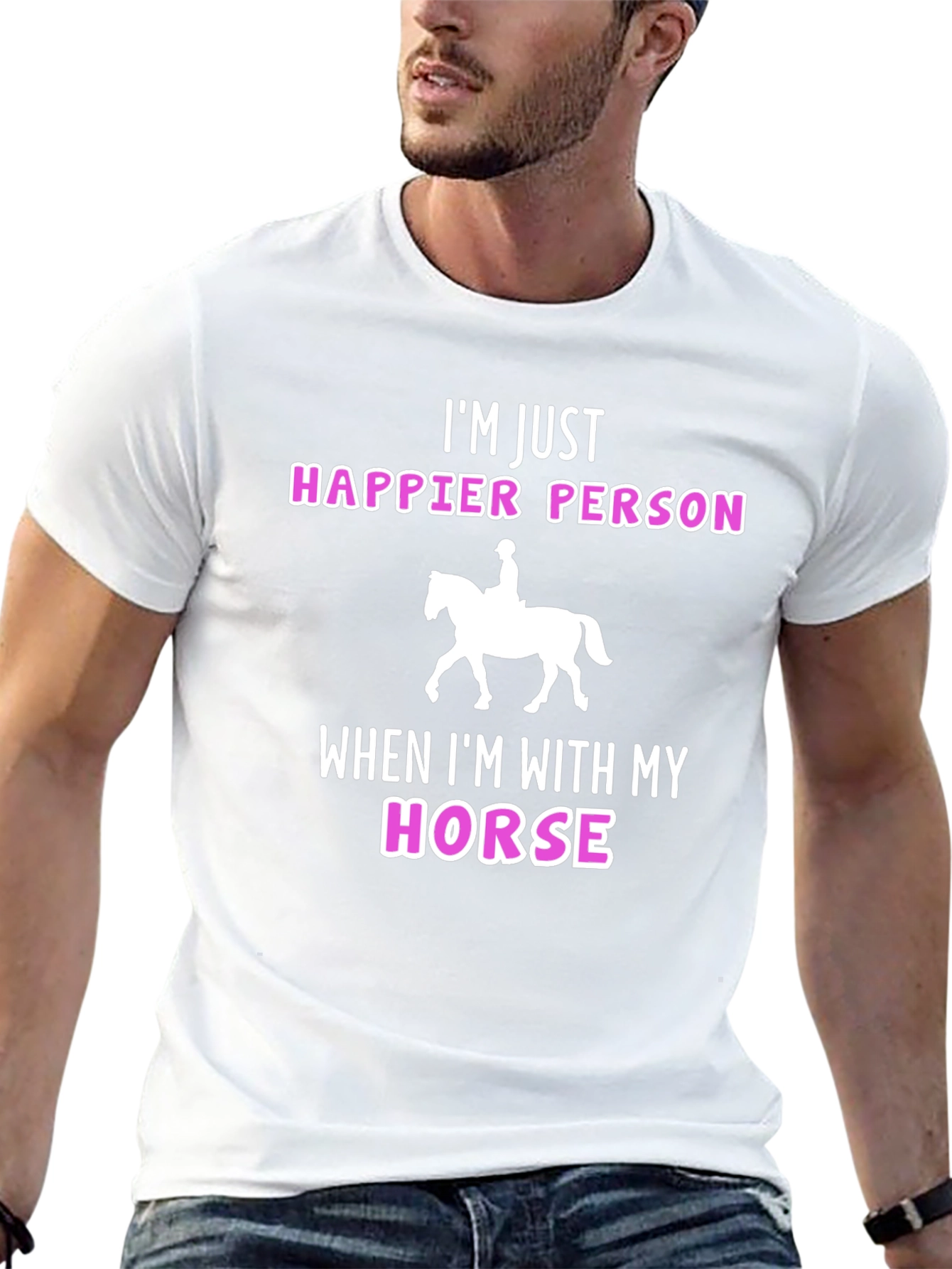 Happy Horse Lover Tee - Im Just Happier