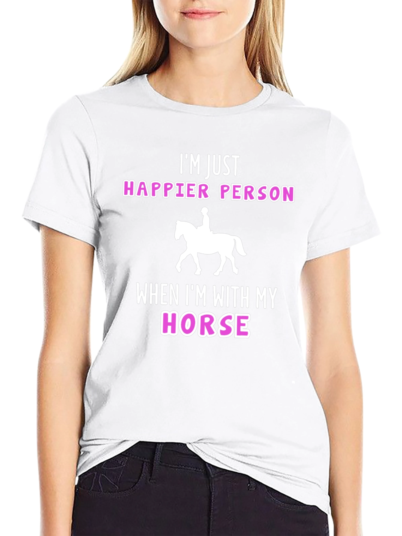 Happy Horse Lover Tee - Im Just Happier
