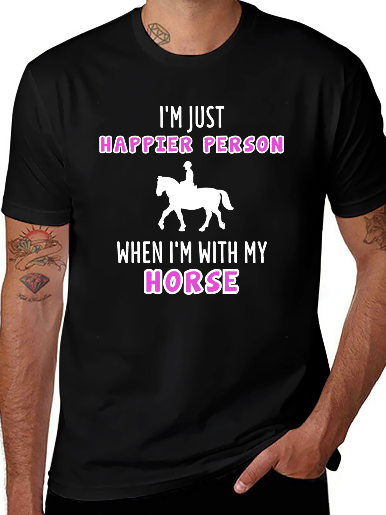 Happy Horse Lover Tee - Im Just Happier