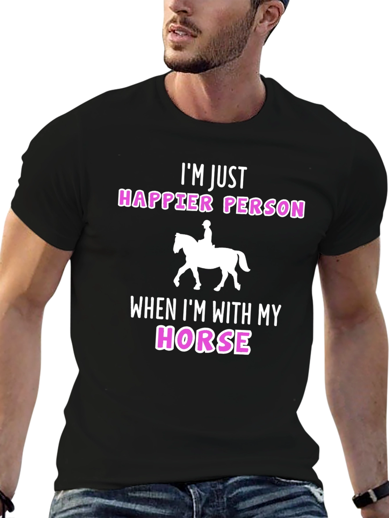 Happy Horse Lover Tee - Im Just Happier