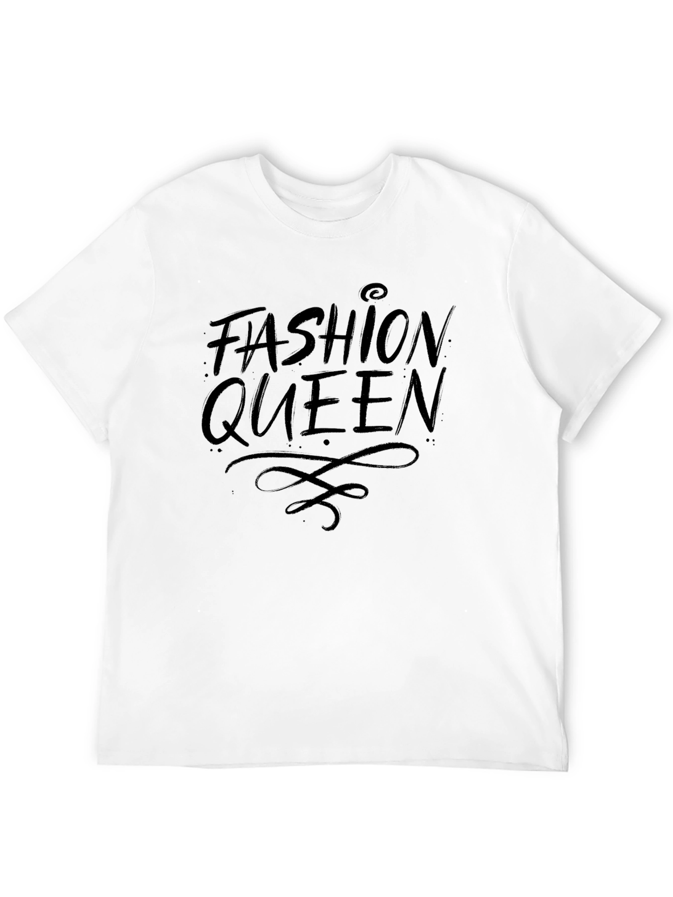 Fashion Queen Black Graphic Tee