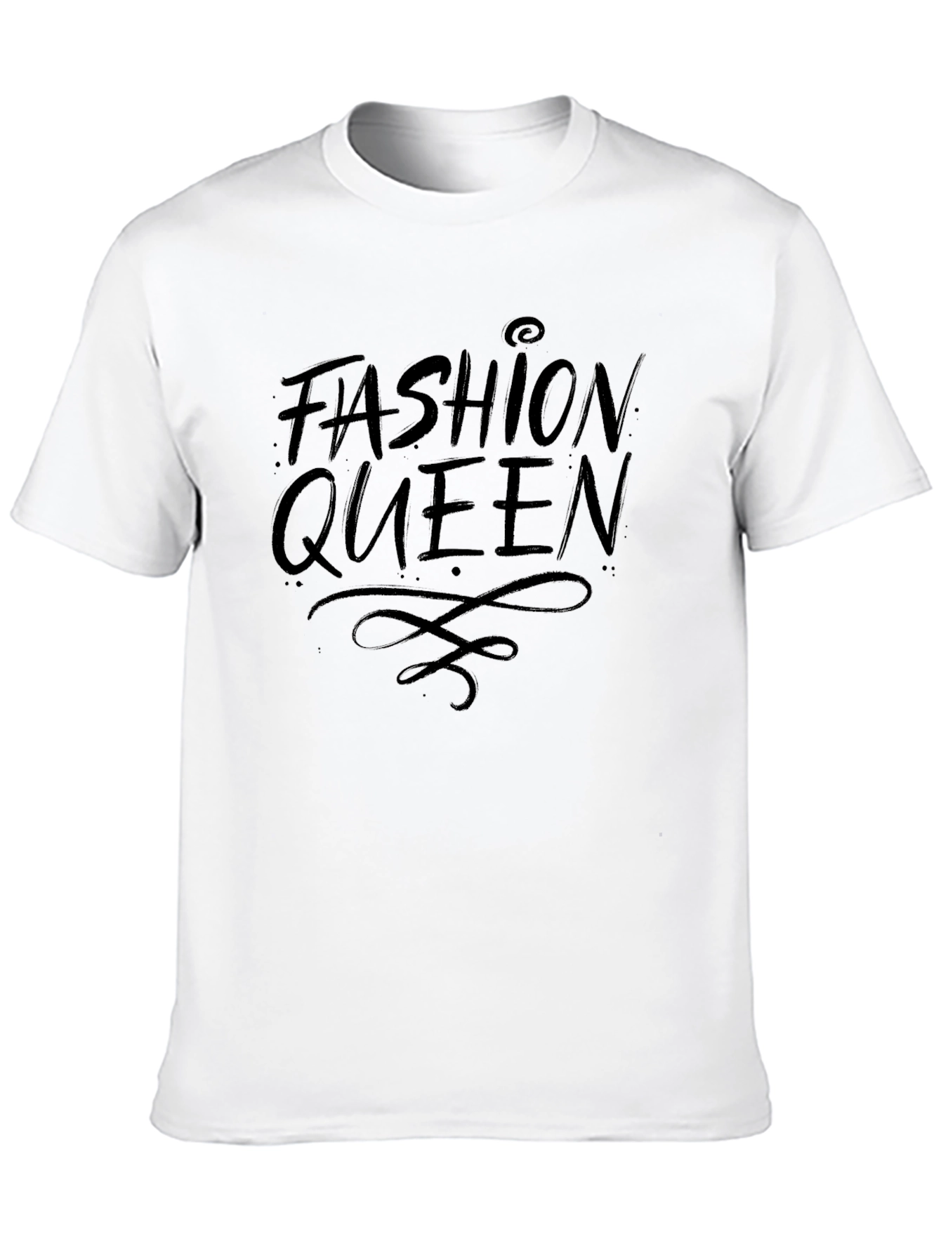 Fashion Queen Black Graphic Tee