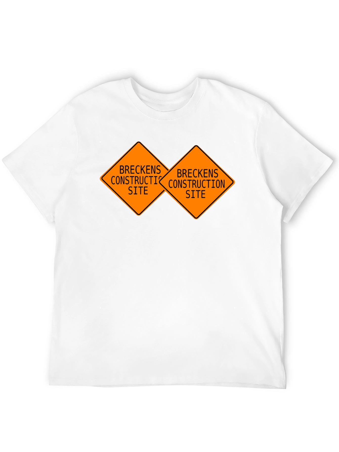 Breckens Construction Site Black T-Shirt