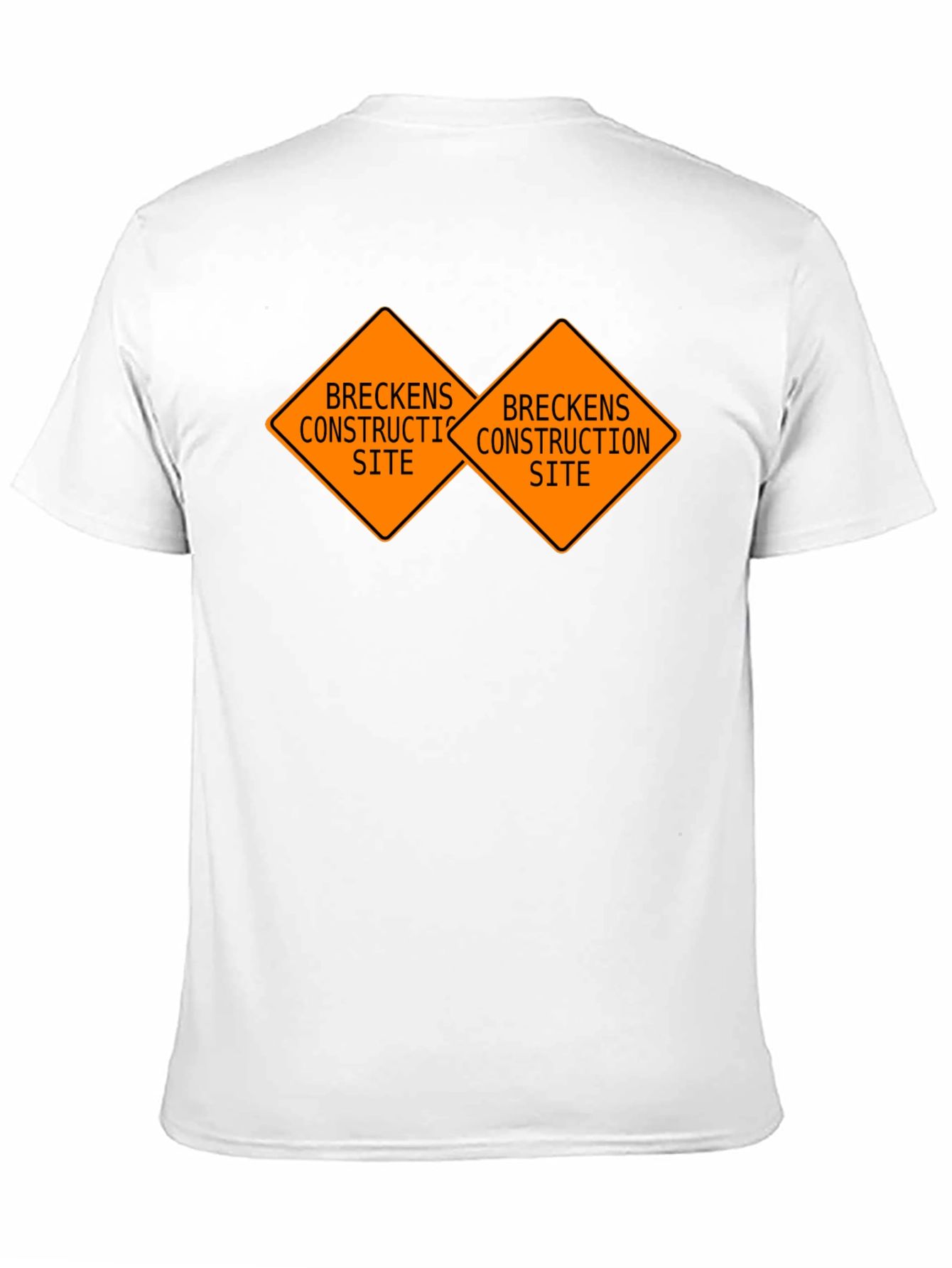 Breckens Construction Site Black T-Shirt