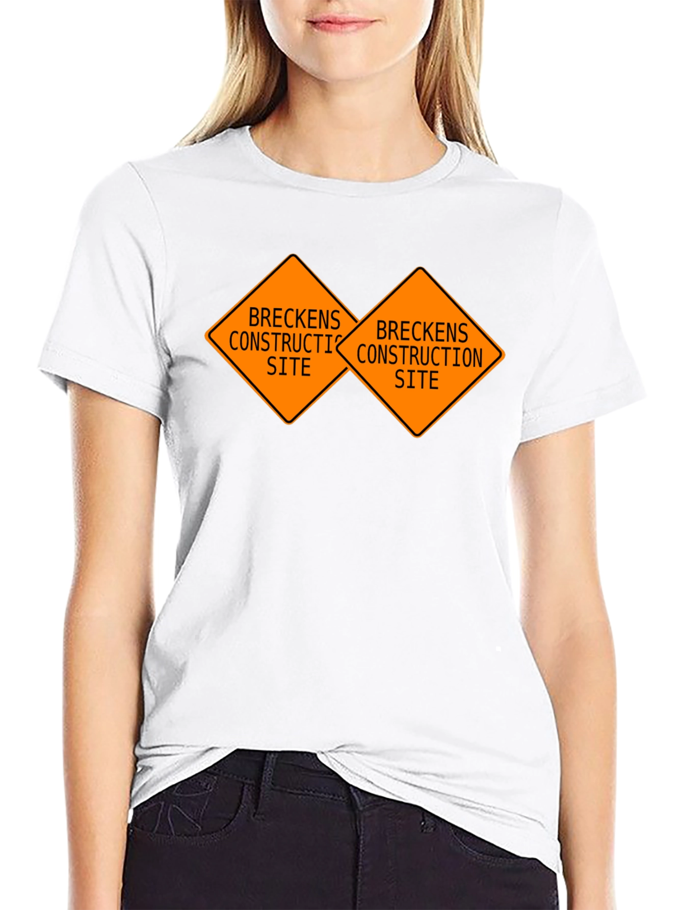 Breckens Construction Site Black T-Shirt
