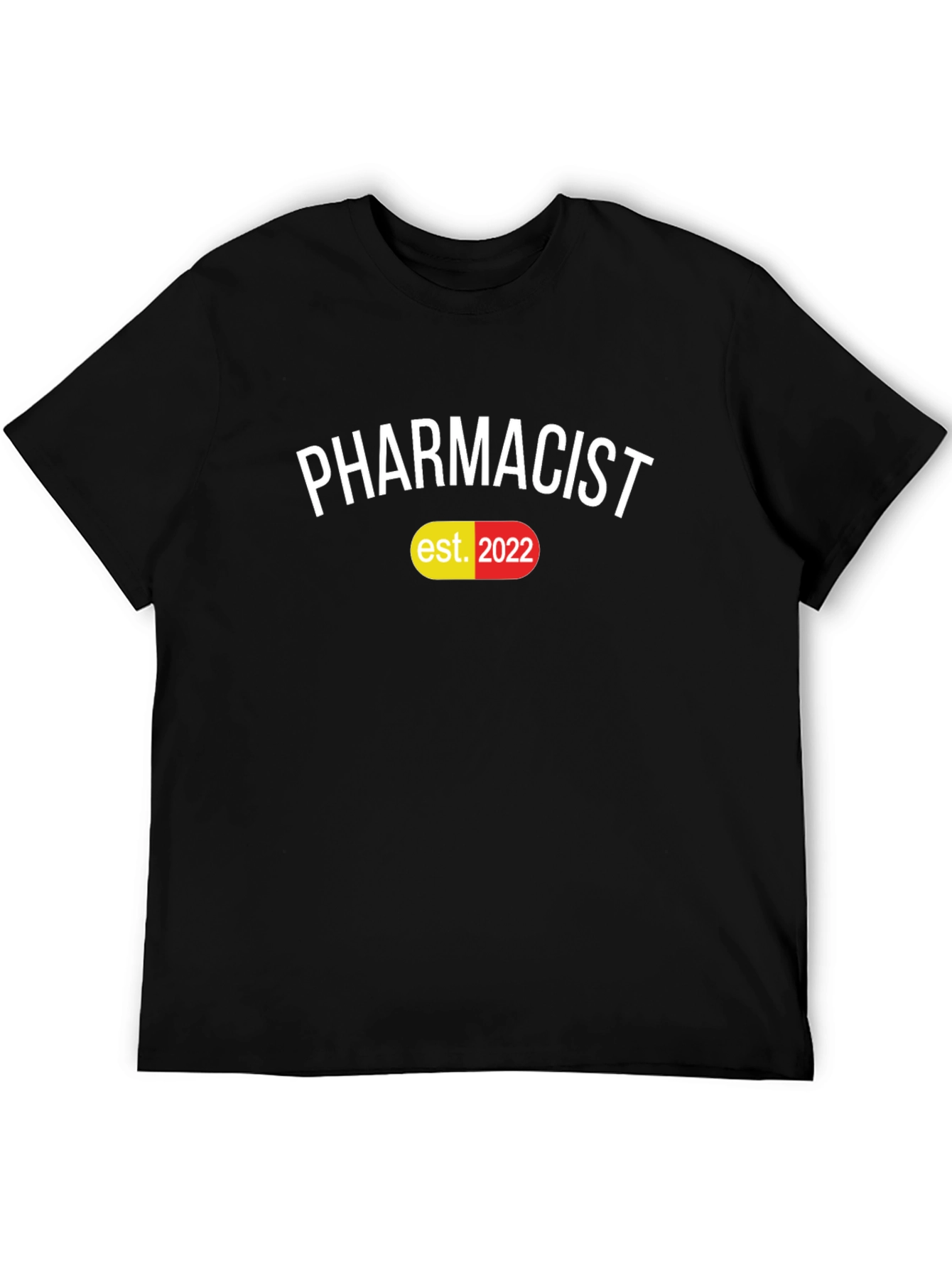 Pharmacist Est. 2022 Black T-Shirt
