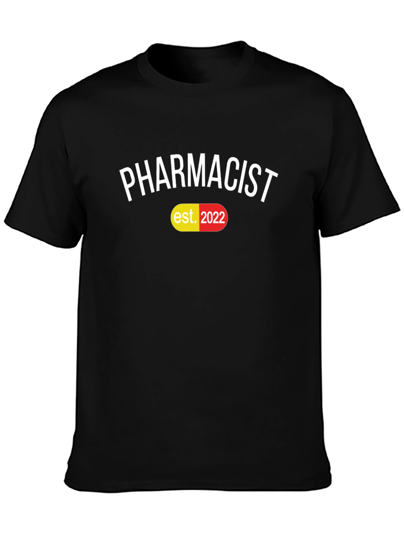 Pharmacist Est. 2022 Black T-Shirt