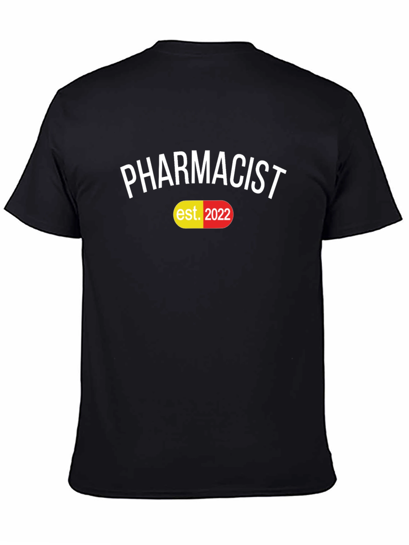 Pharmacist Est. 2022 Black T-Shirt