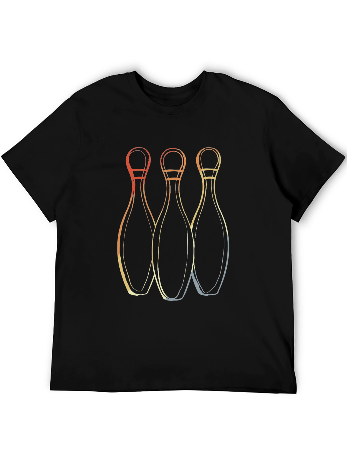 Retro Bowling Pins Graphic T-Shirt