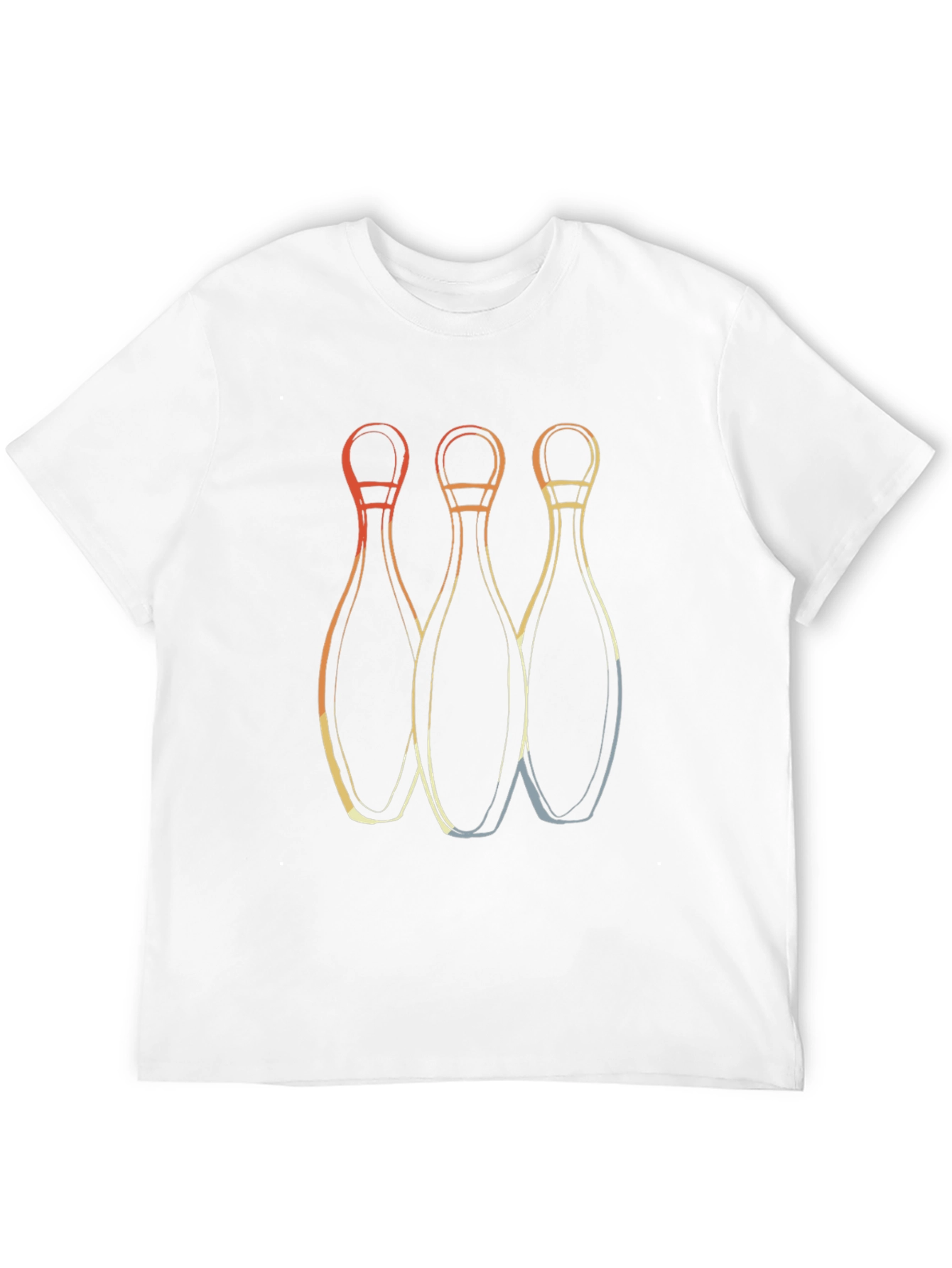 Retro Bowling Pins Graphic T-Shirt