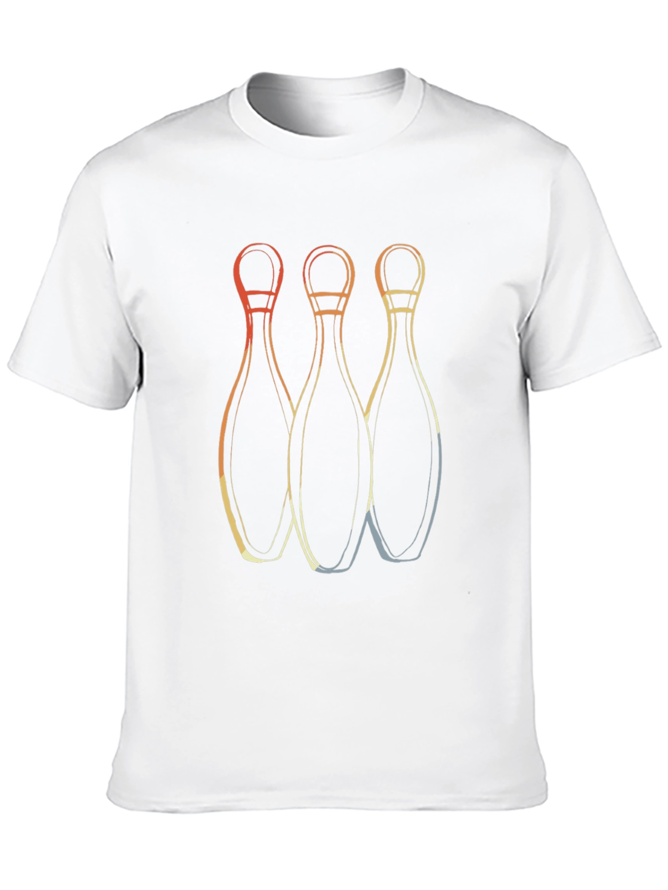 Retro Bowling Pins Graphic T-Shirt