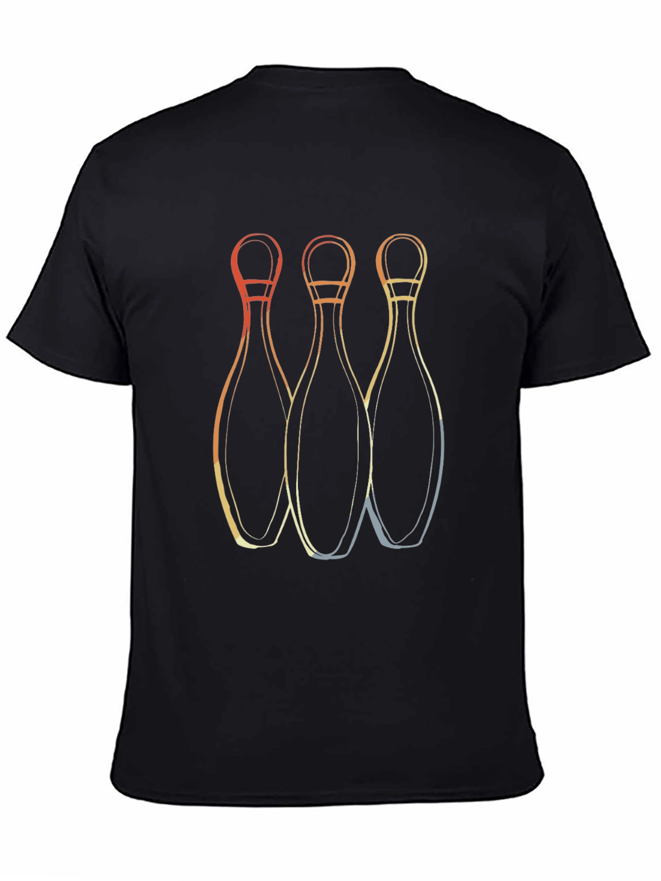 Retro Bowling Pins Graphic T-Shirt