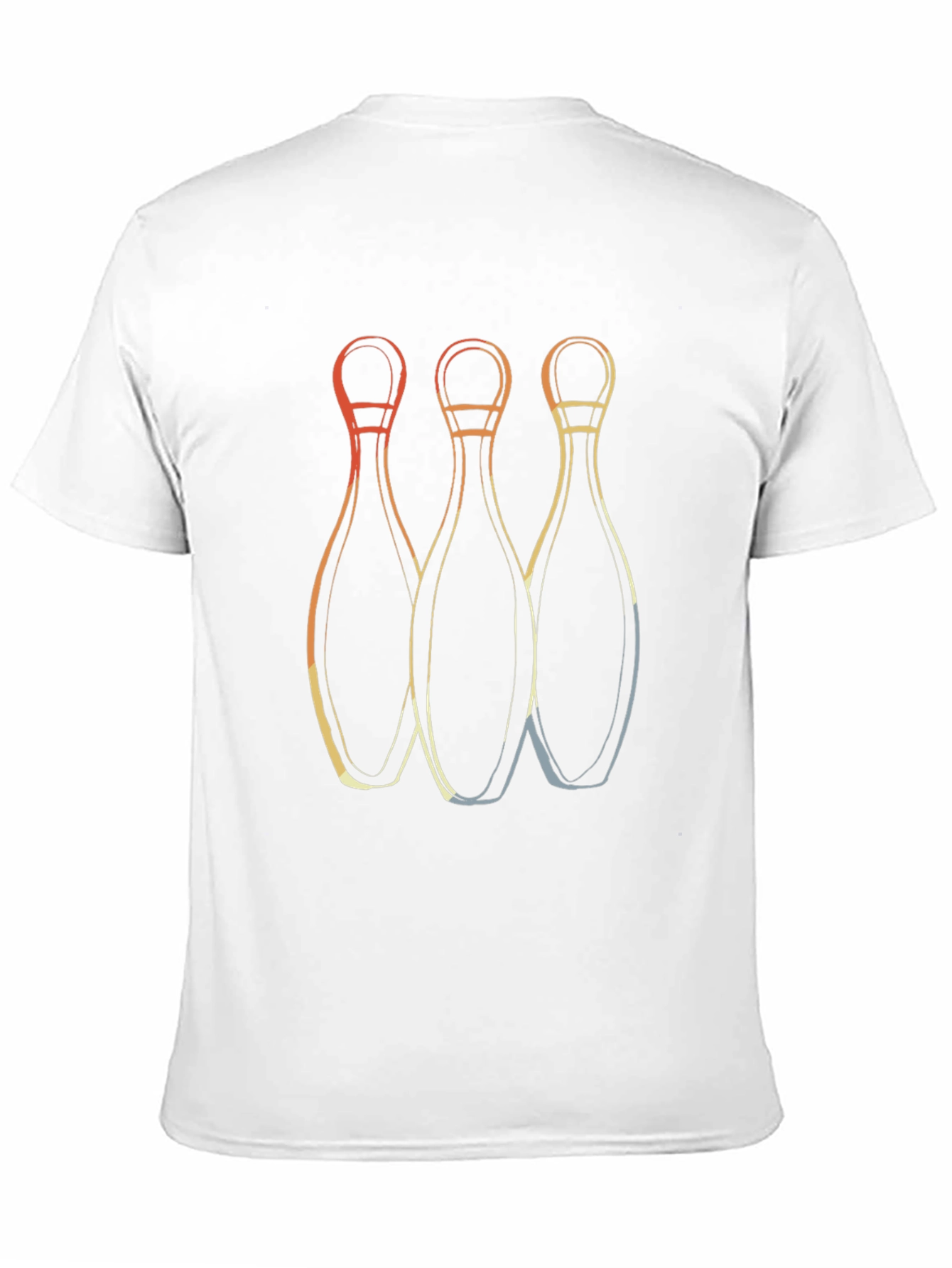 Retro Bowling Pins Graphic T-Shirt