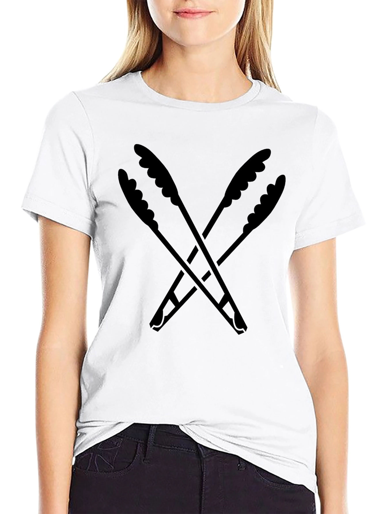 BBQ Tongs Graphic T-Shirt - Grilling Lovers Tee