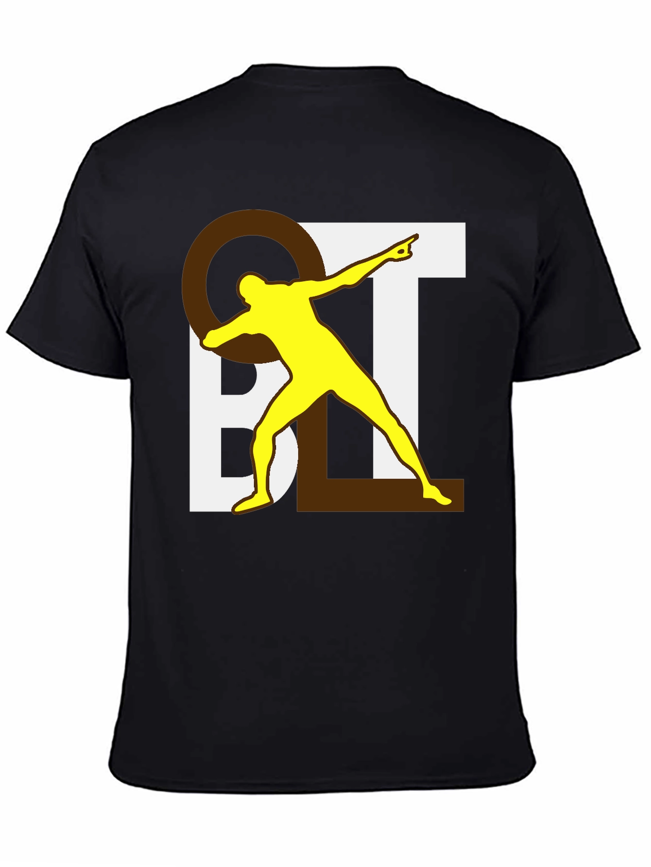 Novelty Graphic Tee - QBL Dabbing Player Black T-Shirt