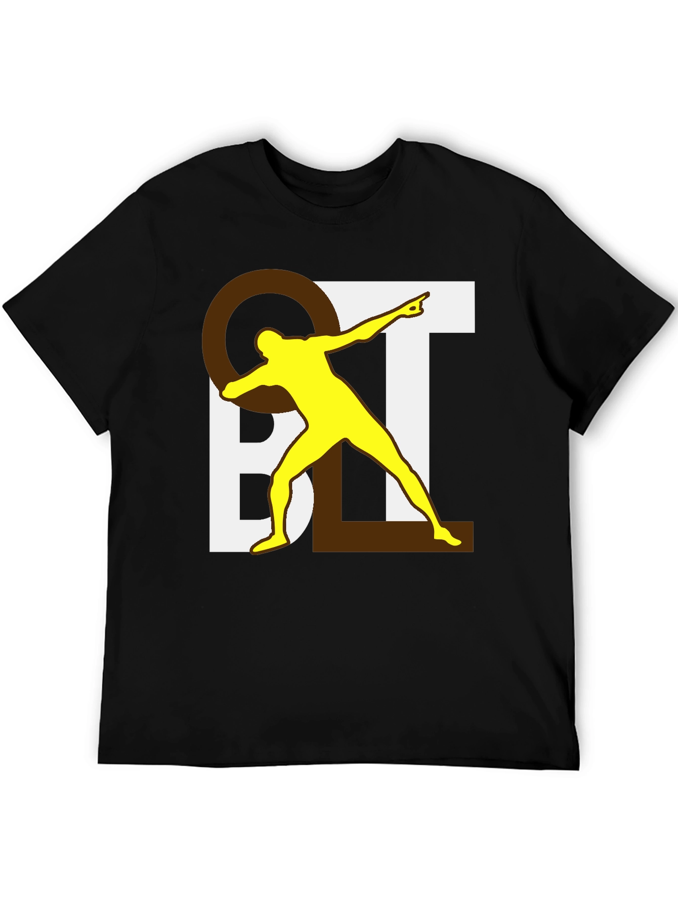 Novelty Graphic Tee - QBL Dabbing Player Black T-Shirt