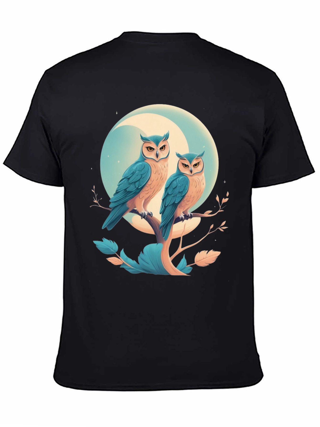 Owl Moon T-Shirt - Unique Graphic Tee