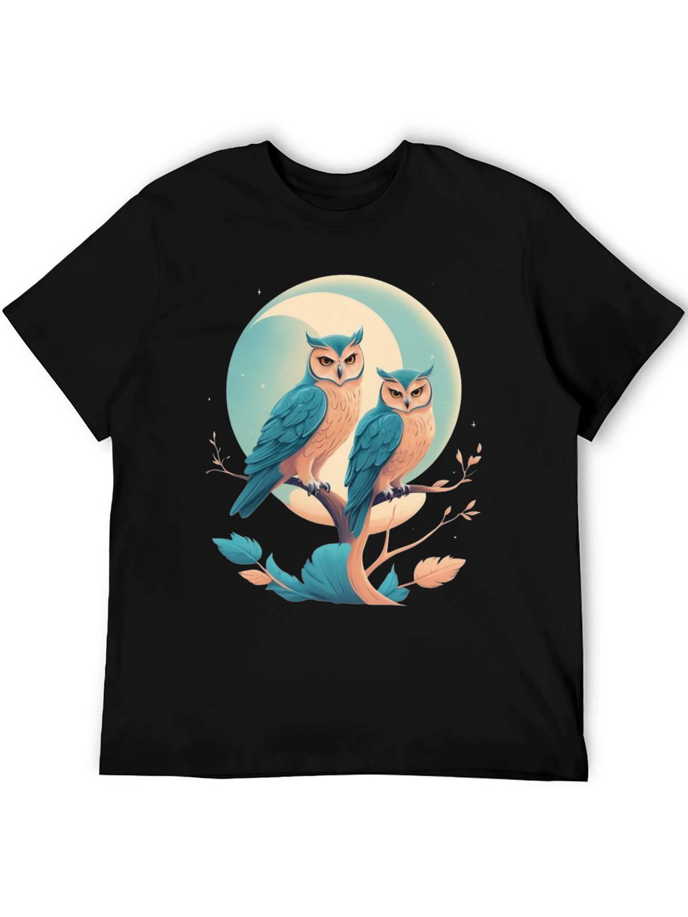 Owl Moon T-Shirt - Unique Graphic Tee