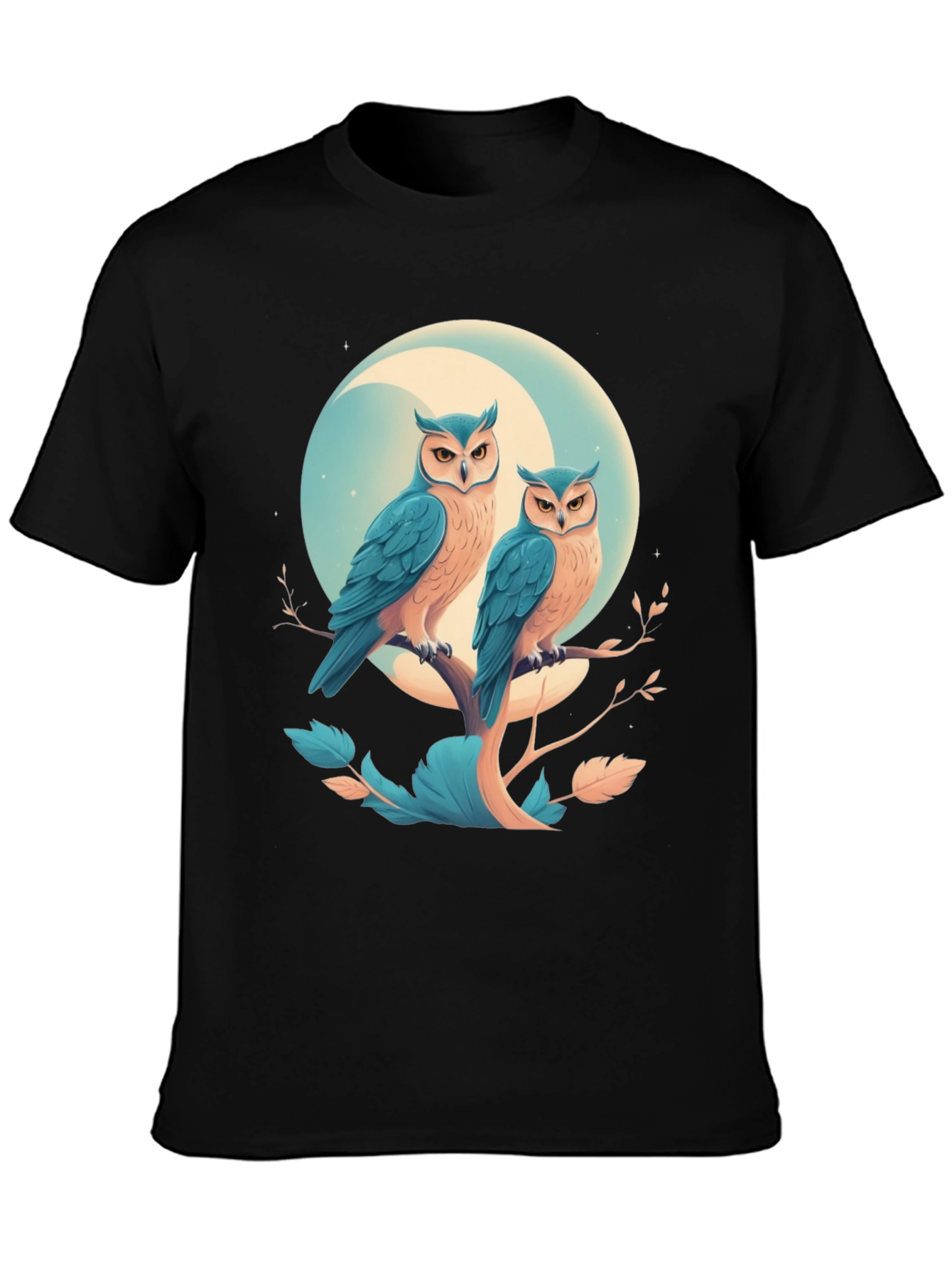 Owl Moon T-Shirt - Unique Graphic Tee