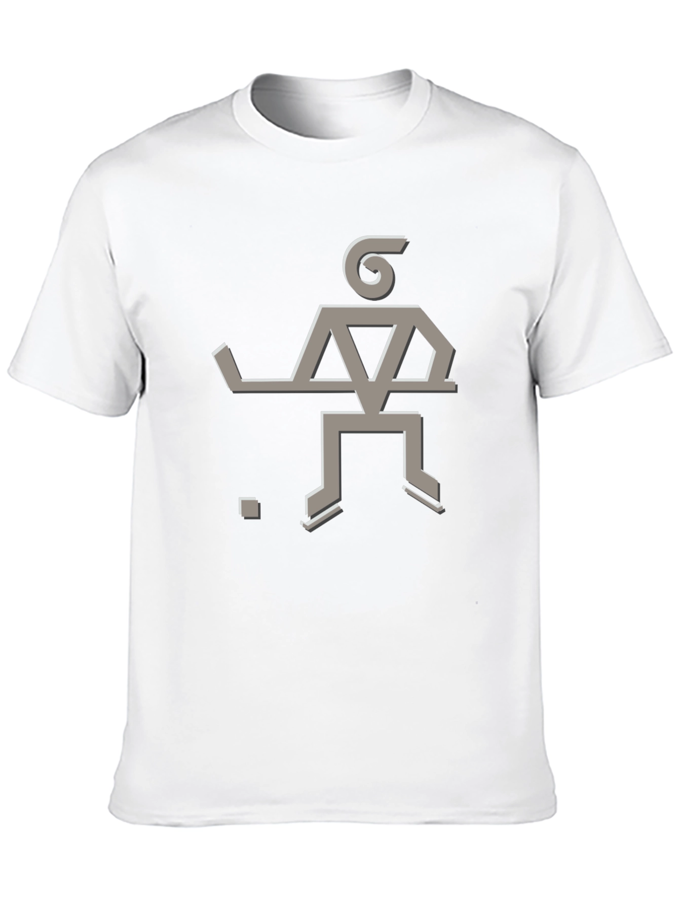 Hockey Player Graphic Tee - Cool Design Soft Cotton