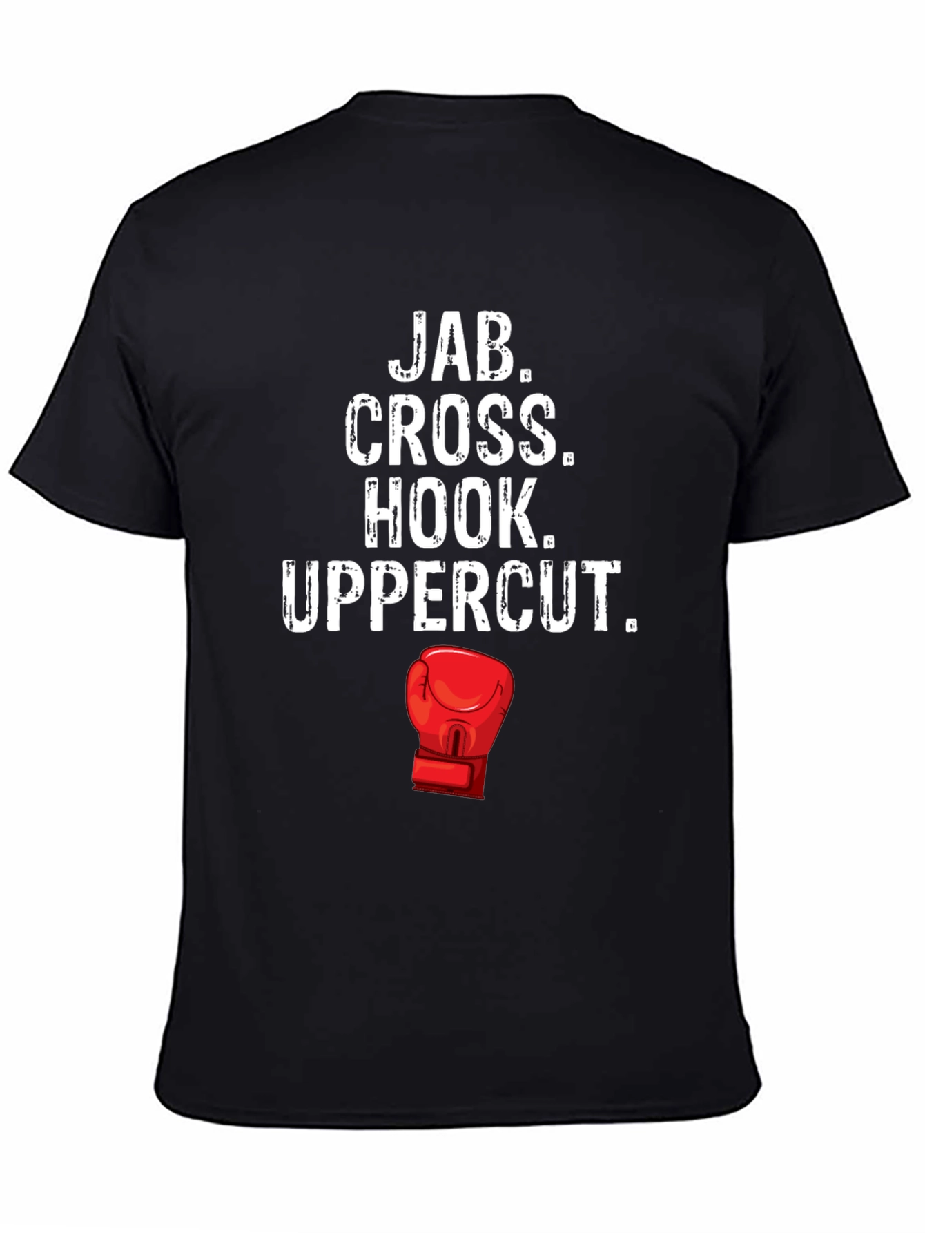 Boxing Jab Cross Hook Uppercut Graphic Tee