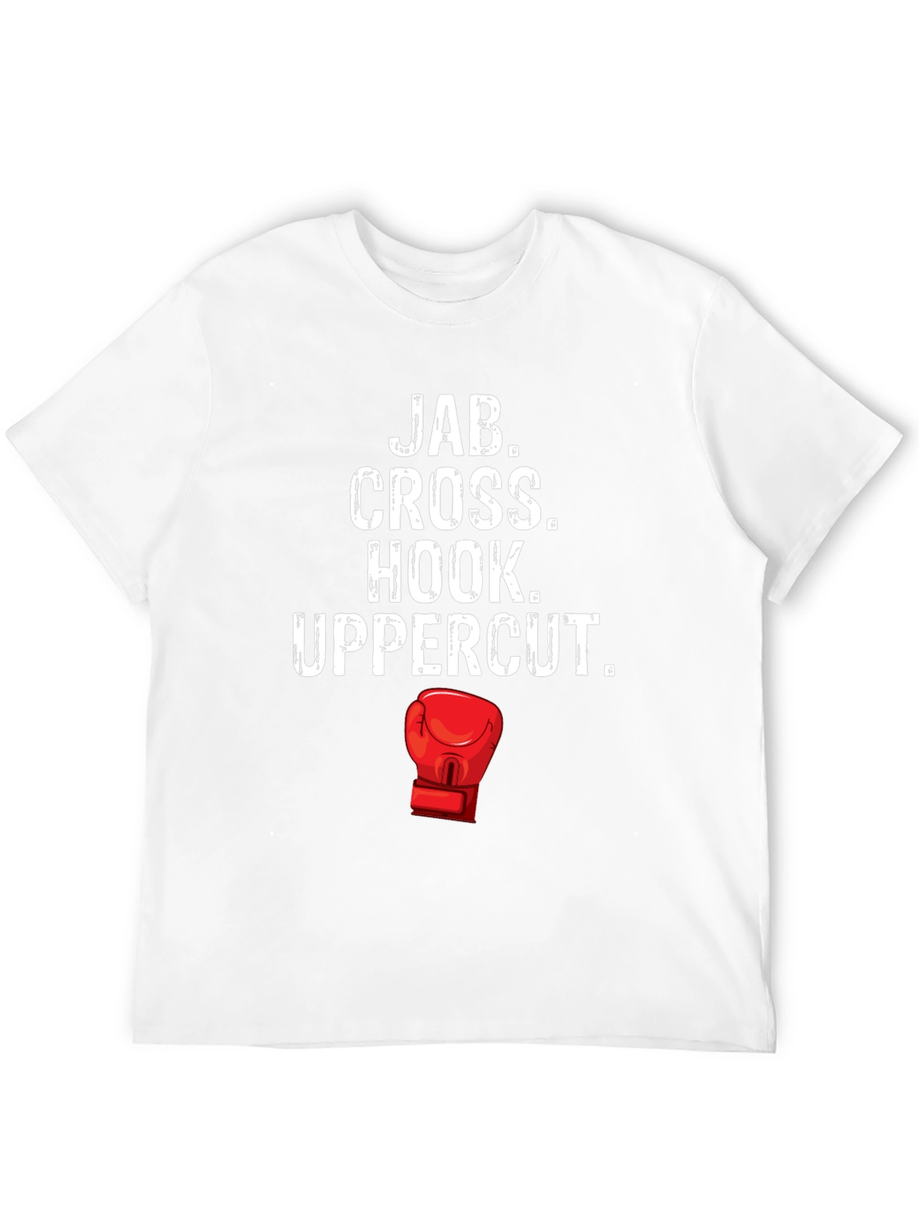 Boxing Jab Cross Hook Uppercut Graphic Tee