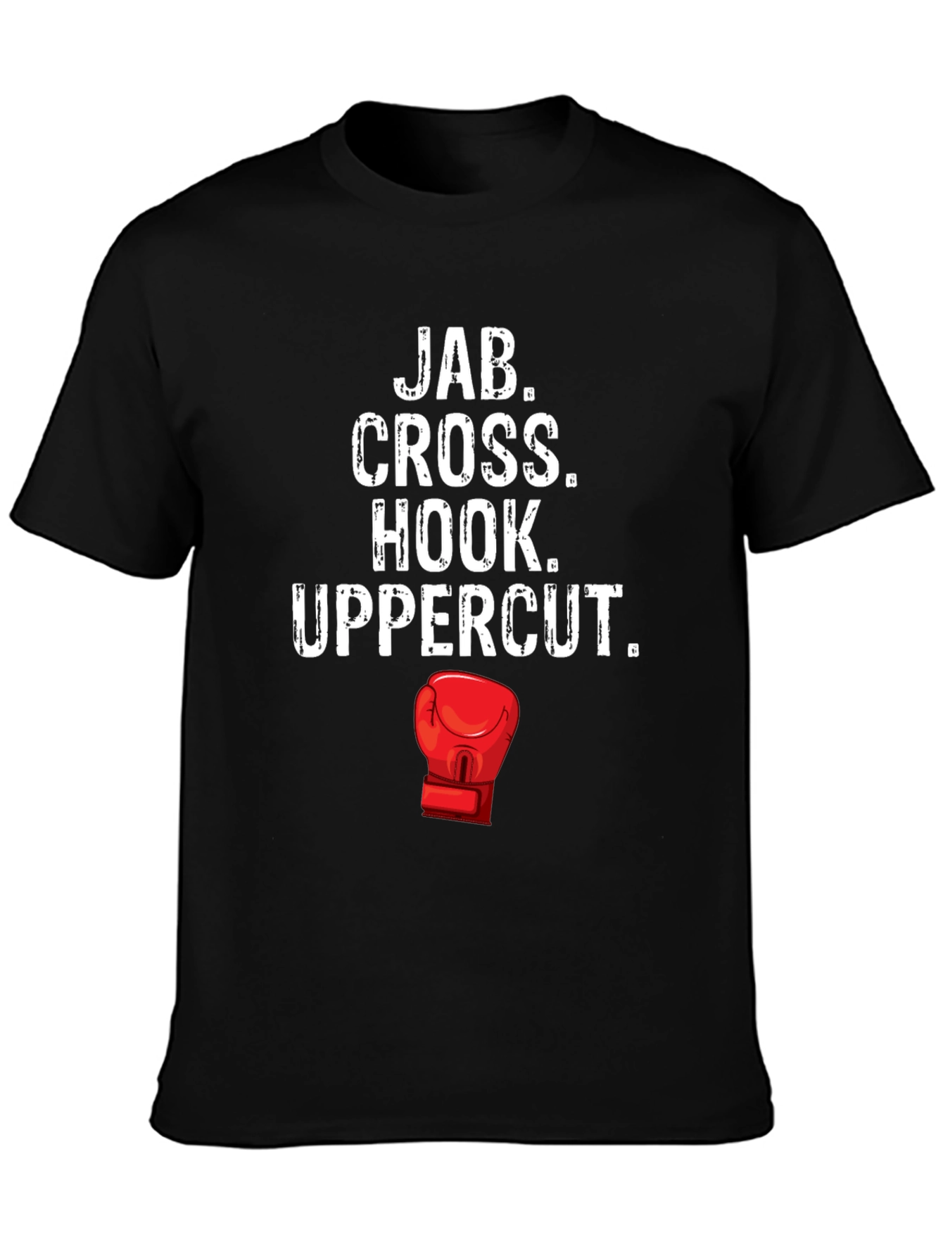 Boxing Jab Cross Hook Uppercut Graphic Tee