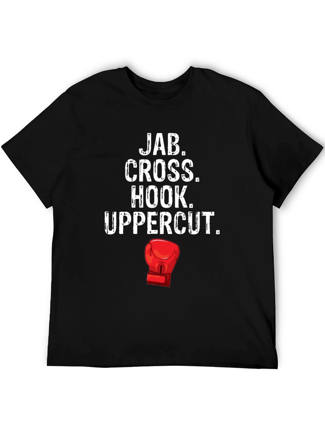 Boxing Jab Cross Hook Uppercut Graphic Tee