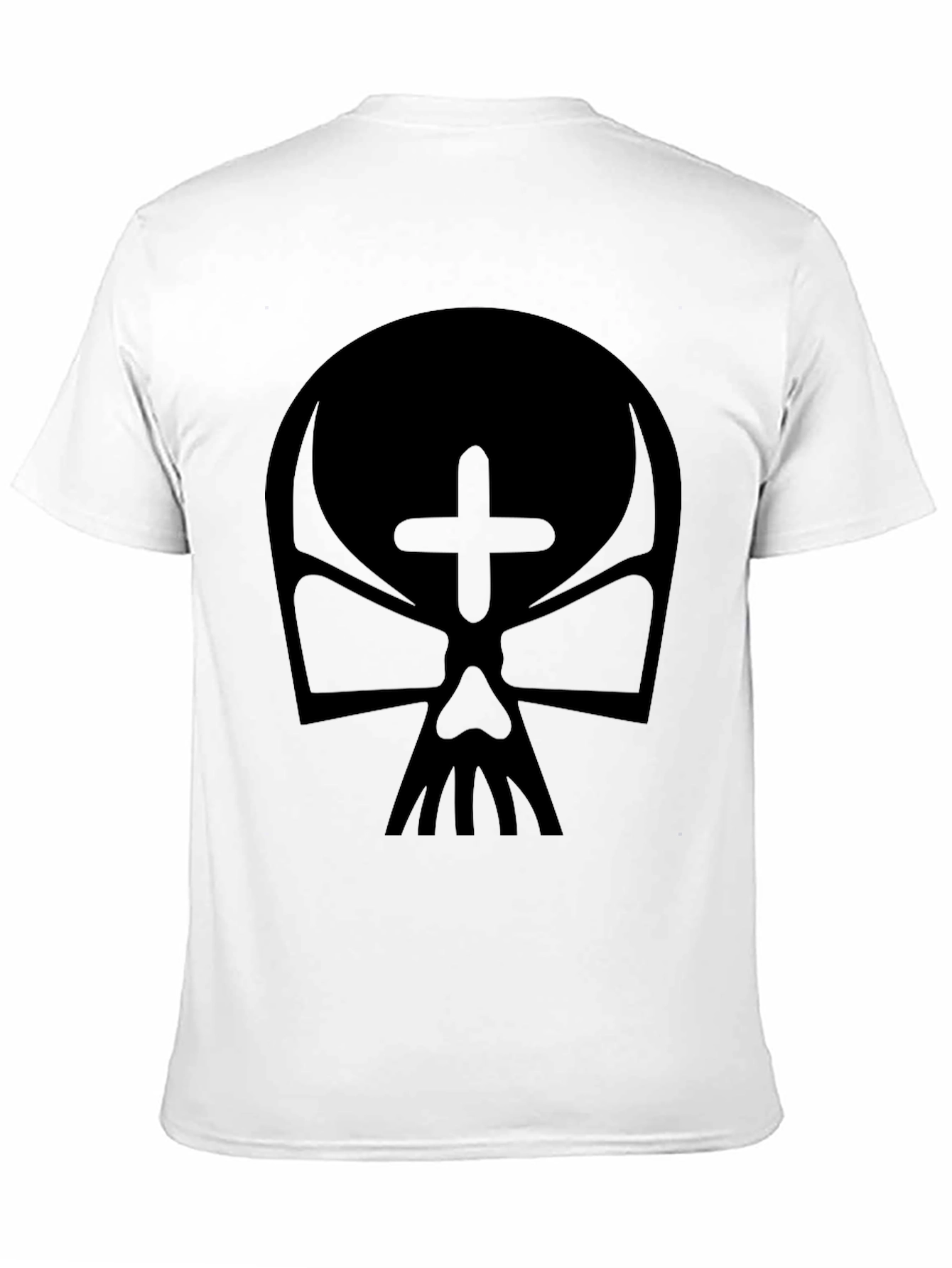 Skull Graphic Black T-Shirt - Edgy Style