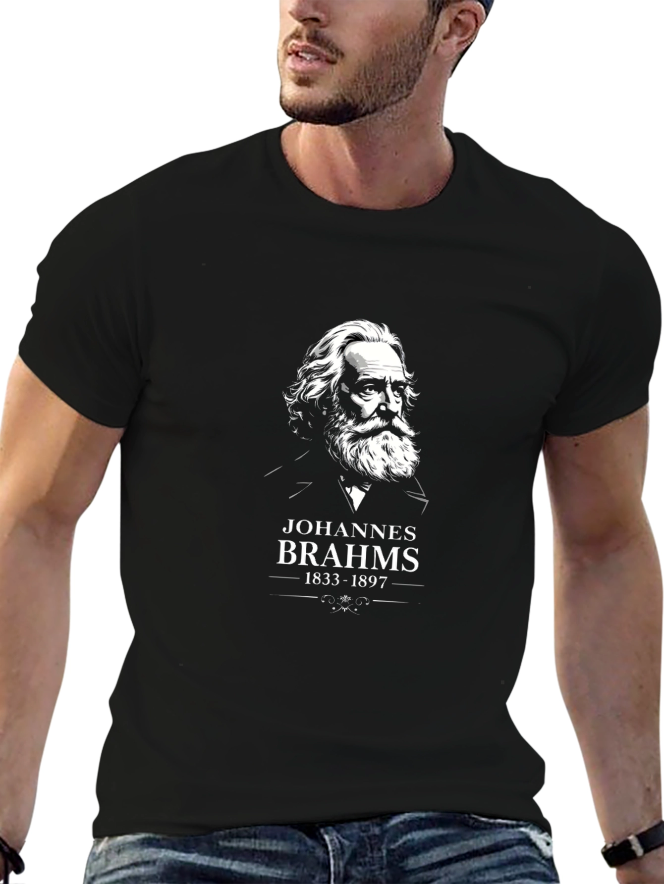 Johannes Brahms T-Shirt - Classical Music Composer Tee