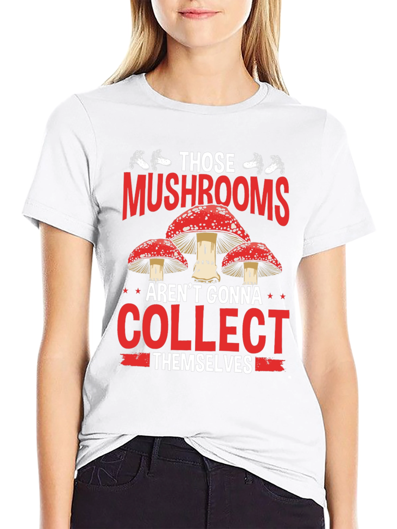 Mushroom Hunting Graphic Tee - Collect Them Yourself!