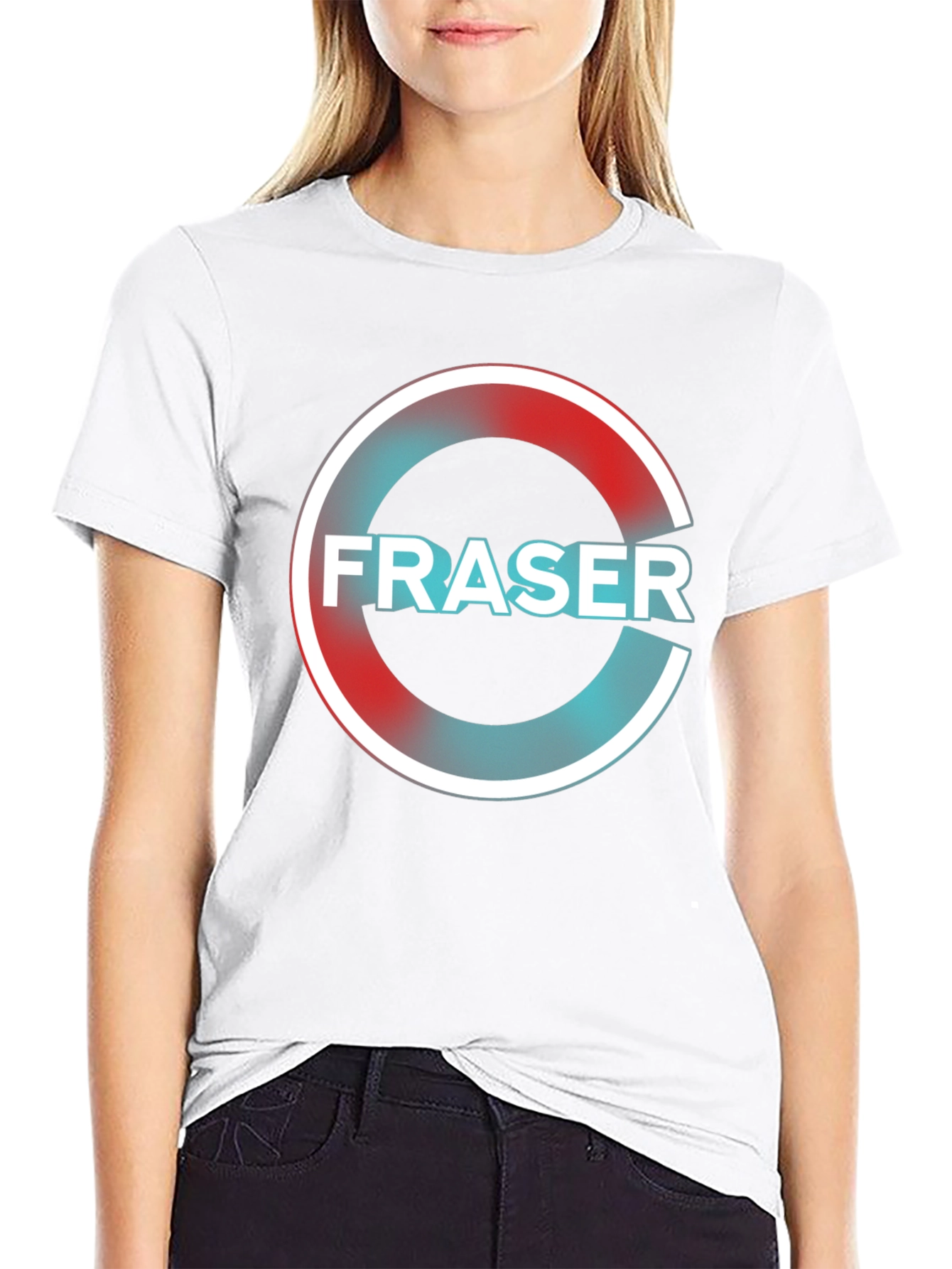 Fraser Graphic Print T-Shirt - Black Casual Tee