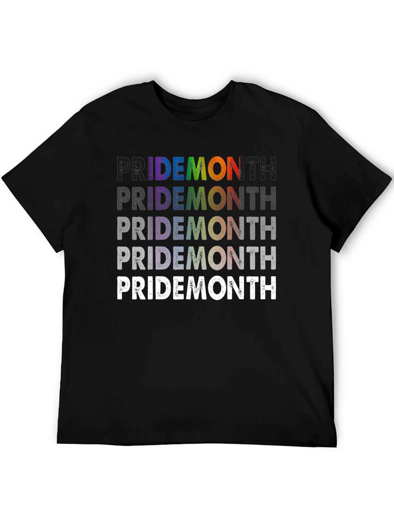 Pride Month Rainbow Graphic T-Shirt