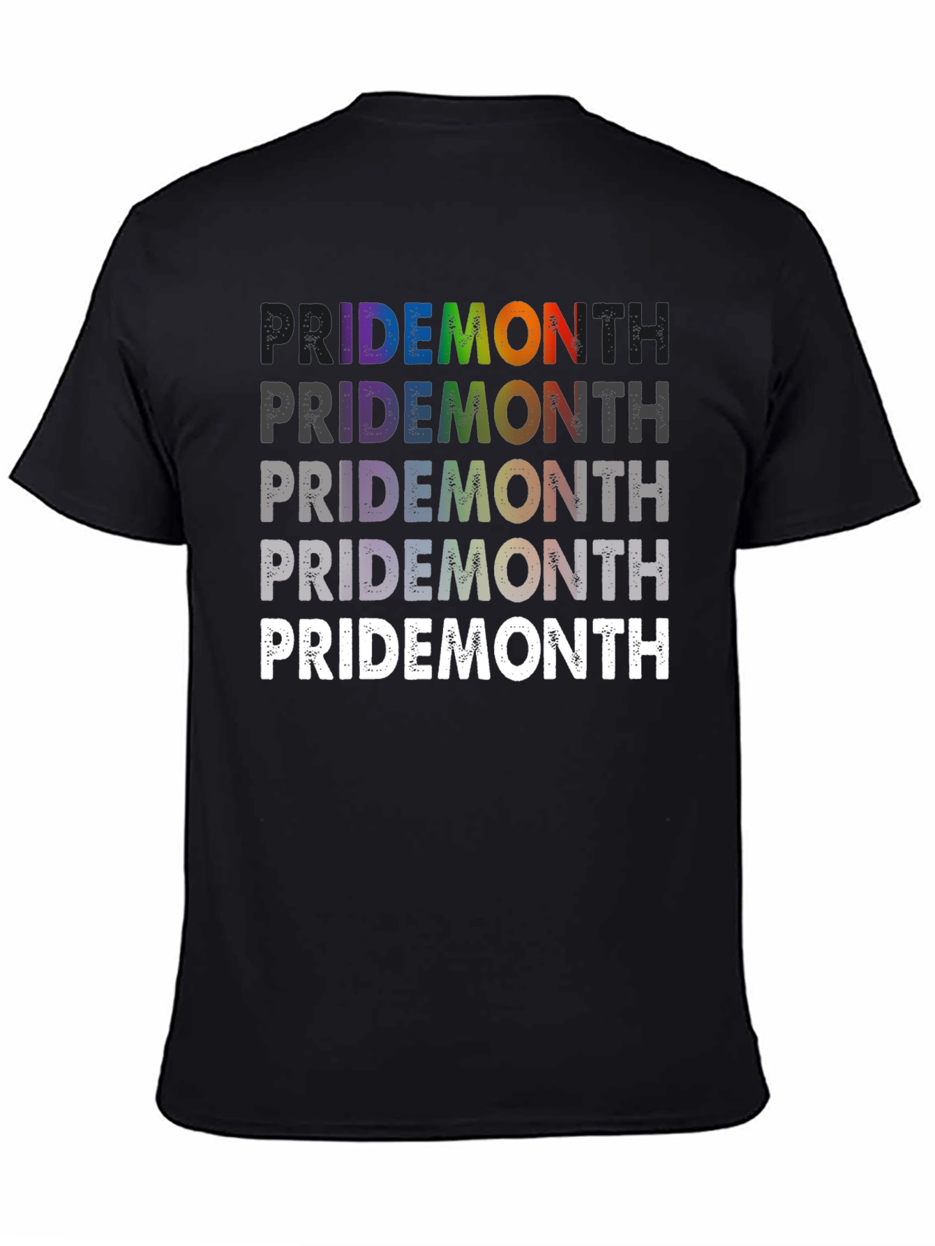 Pride Month Rainbow Graphic T-Shirt