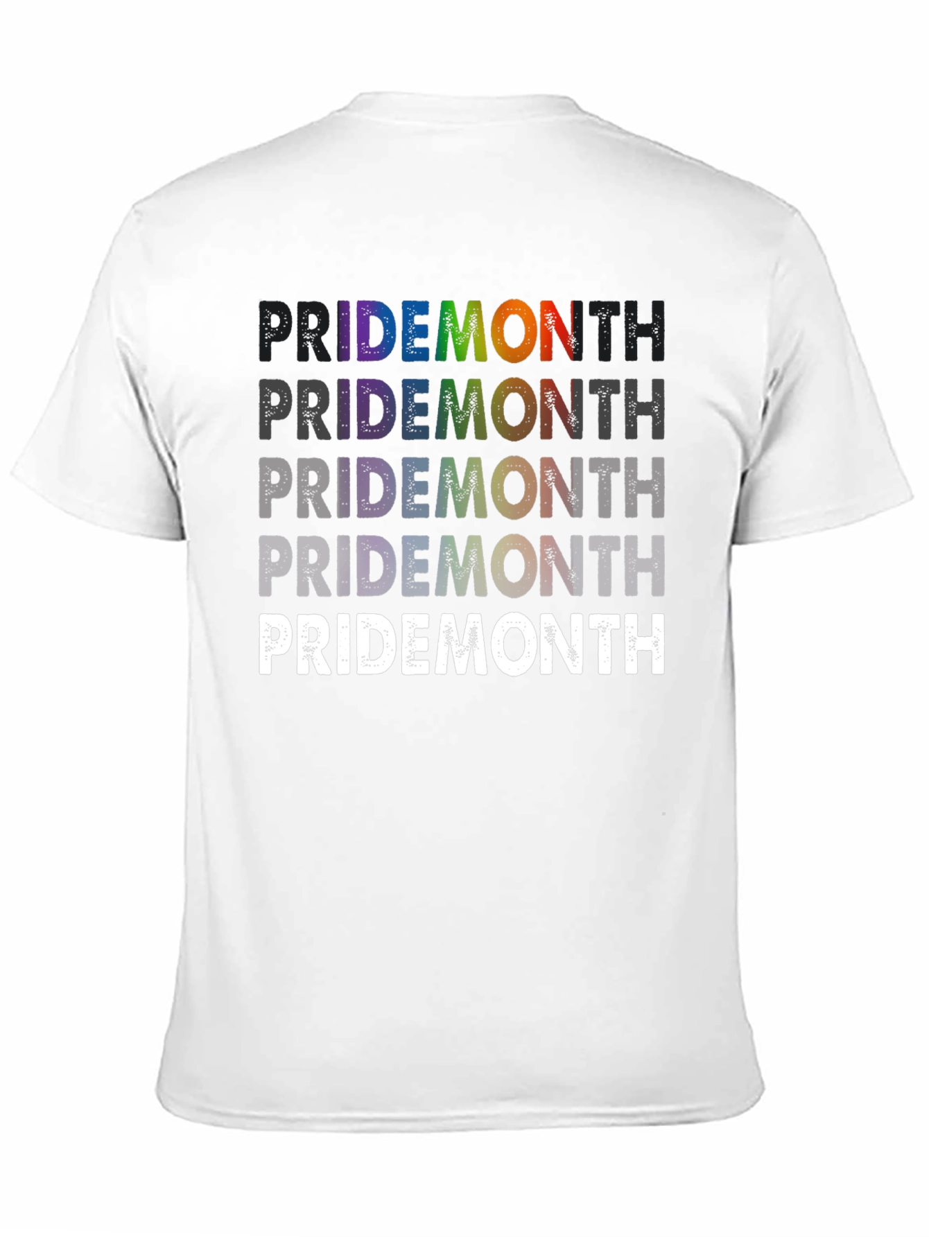 Pride Month Rainbow Graphic T-Shirt