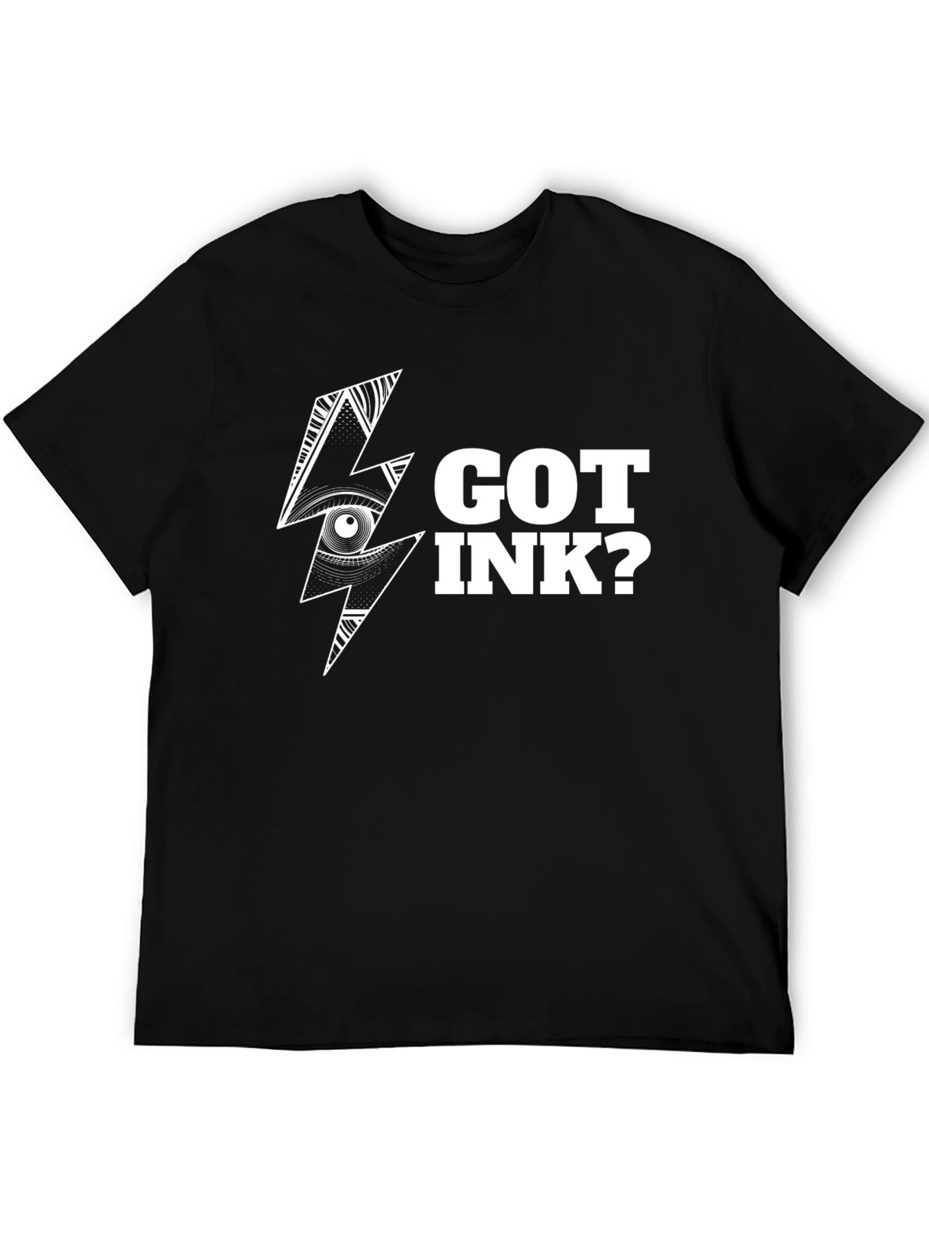 Got Ink? Black Graphic Tee - Tattoo Lovers Shirt