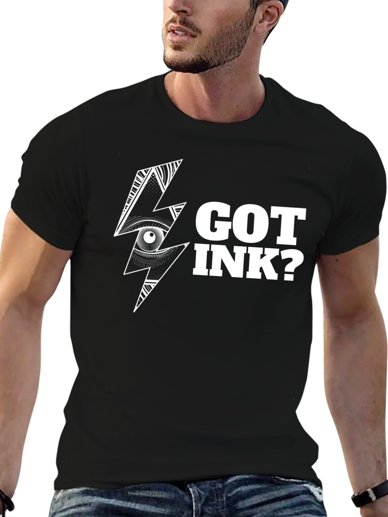 Got Ink? Black Graphic Tee - Tattoo Lovers Shirt