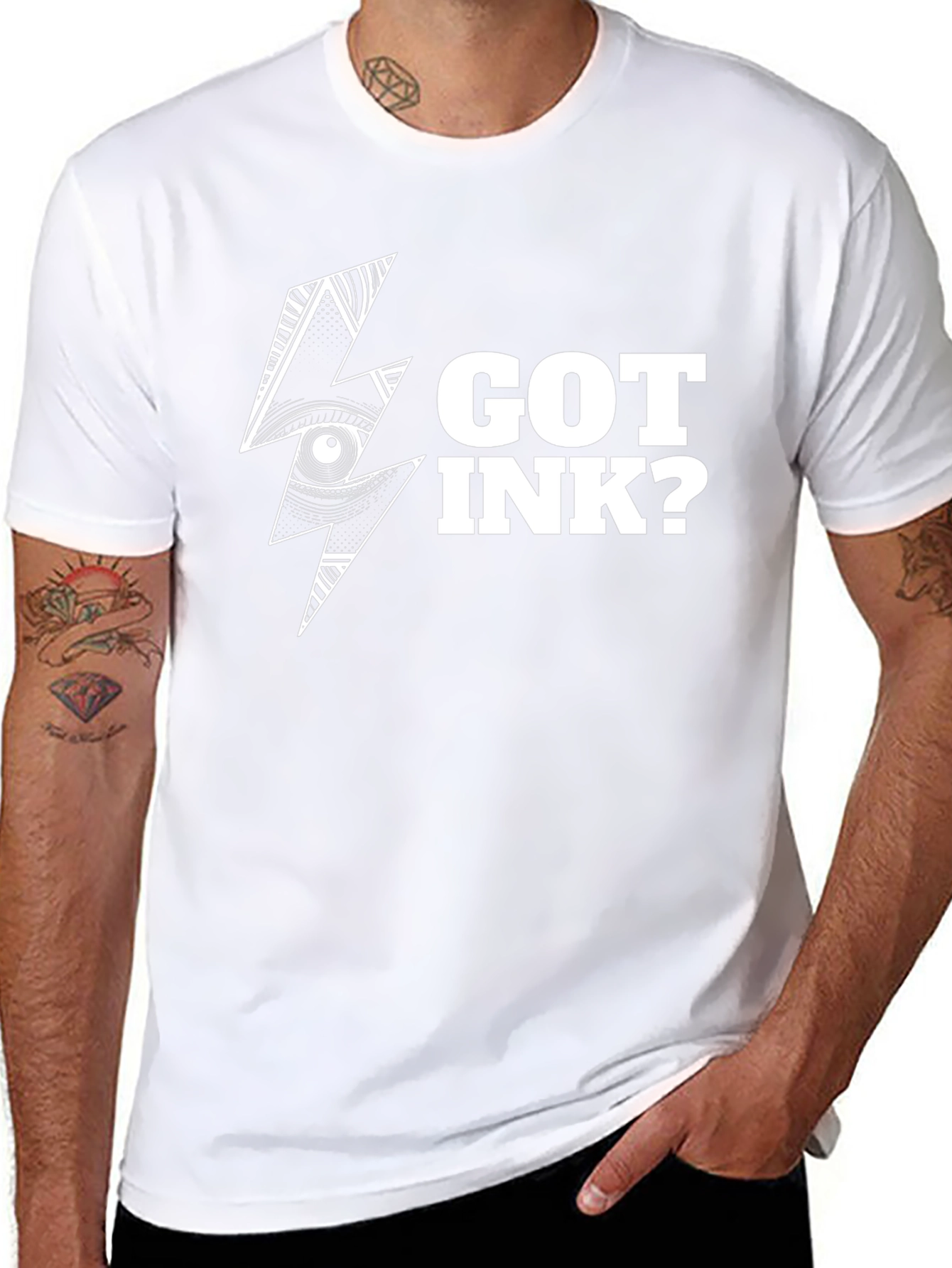 Got Ink? Black Graphic Tee - Tattoo Lovers Shirt